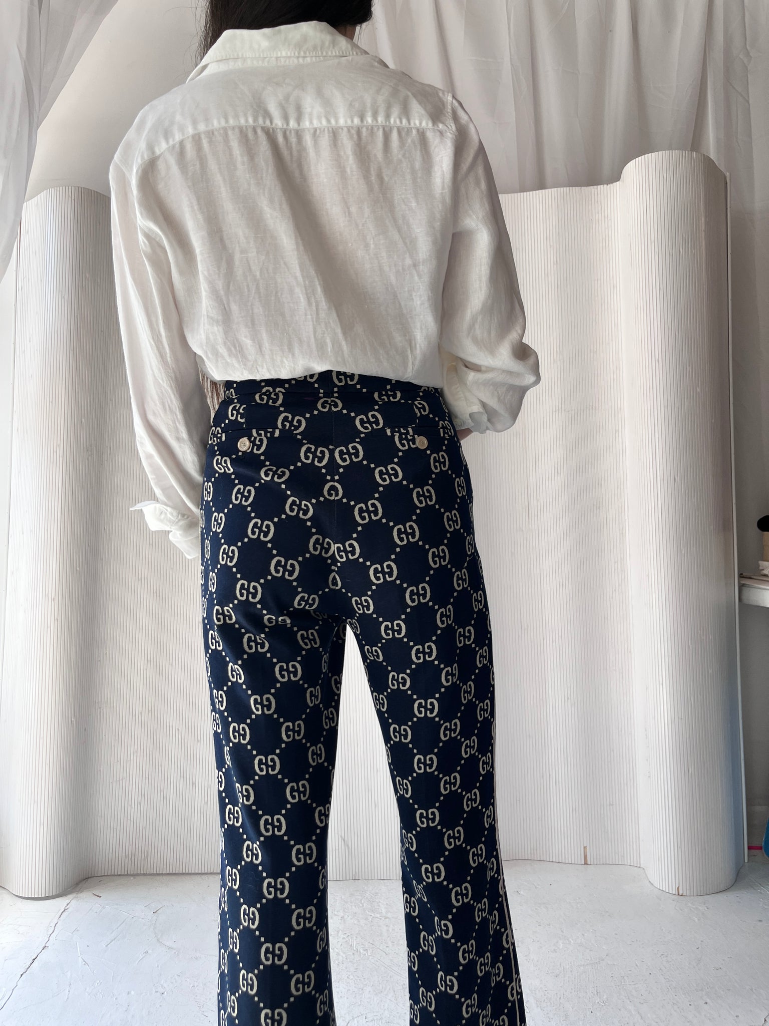 Gucci print track trouser