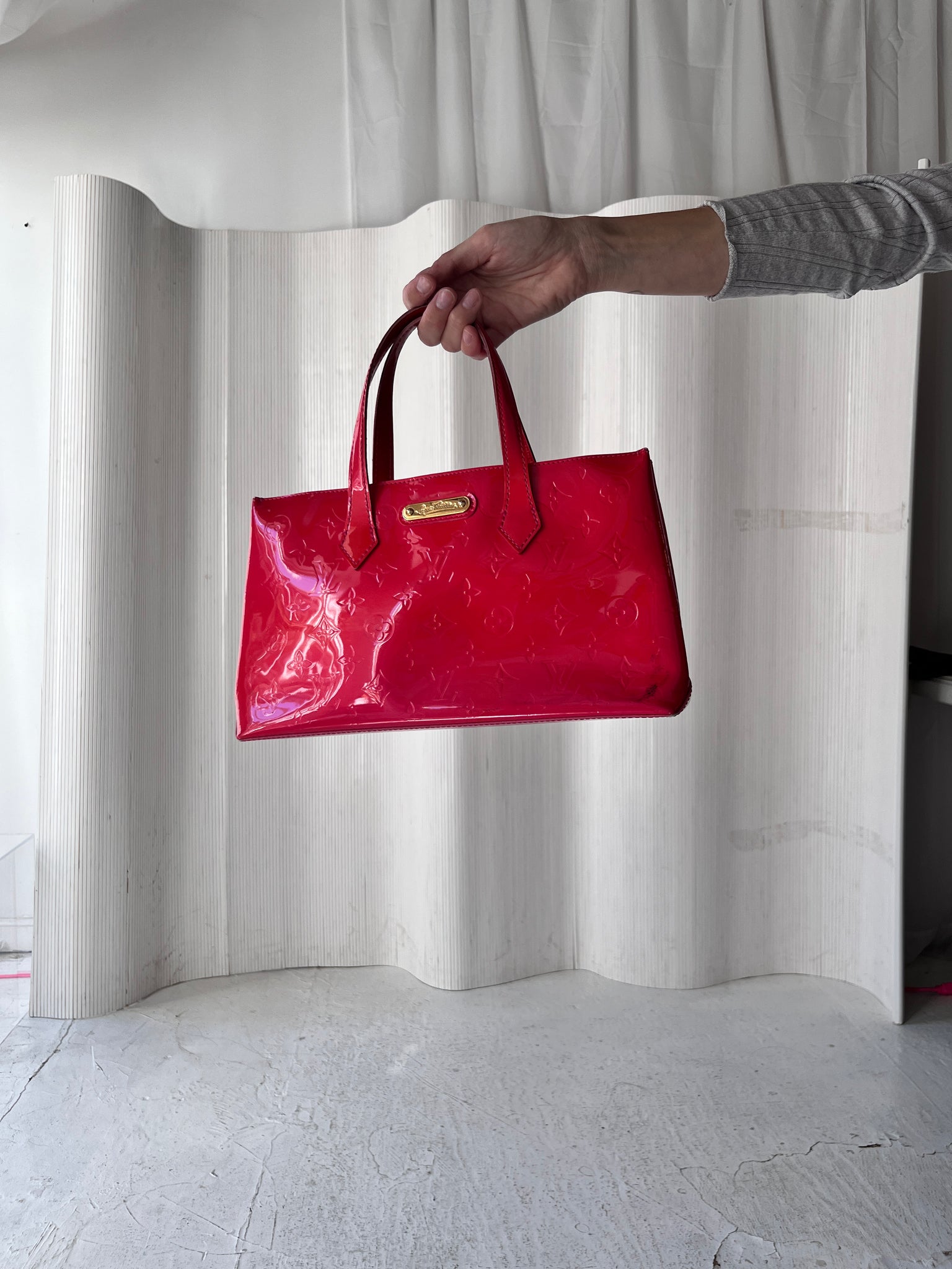 Louis Vuitton Wilshire PM Red