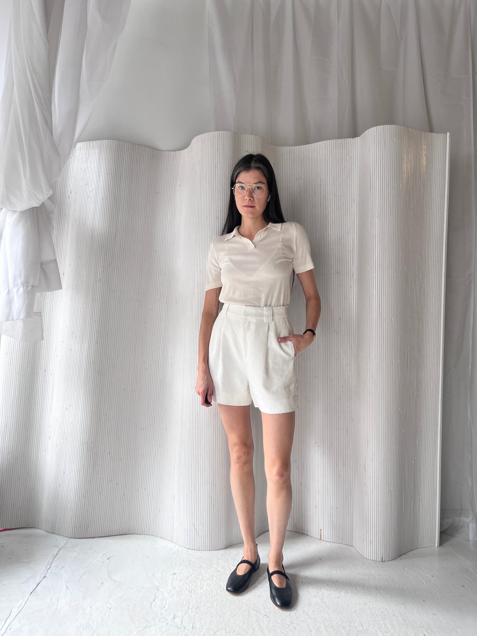 Sir The Label white linen short