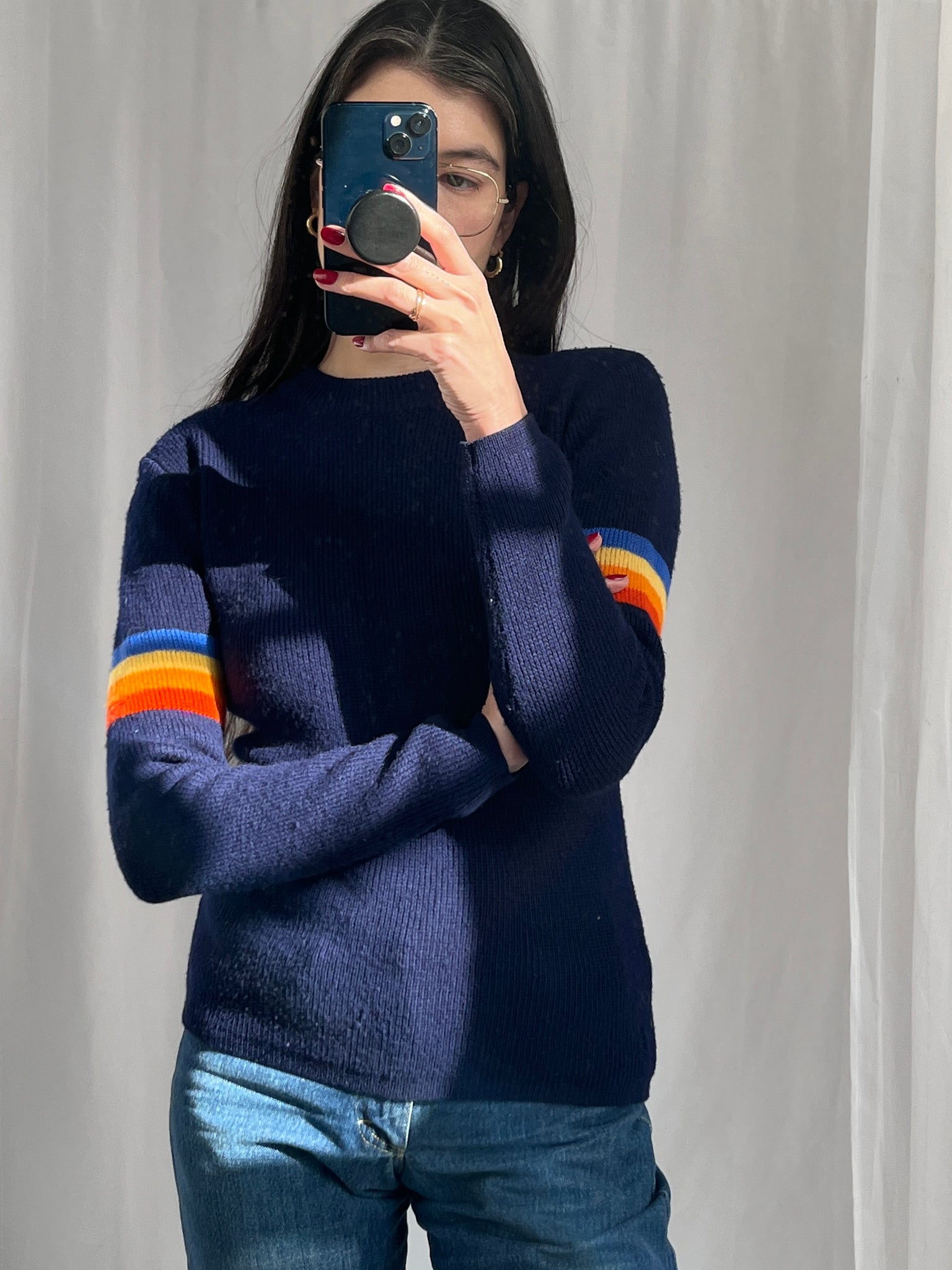 Wool Rainbow Sweater