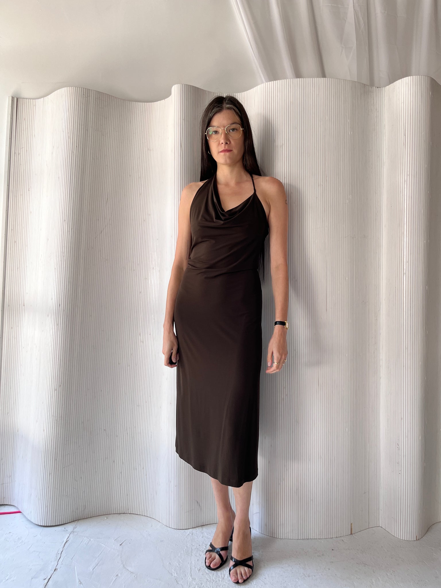 Plein Sud 2000s Brown Dress