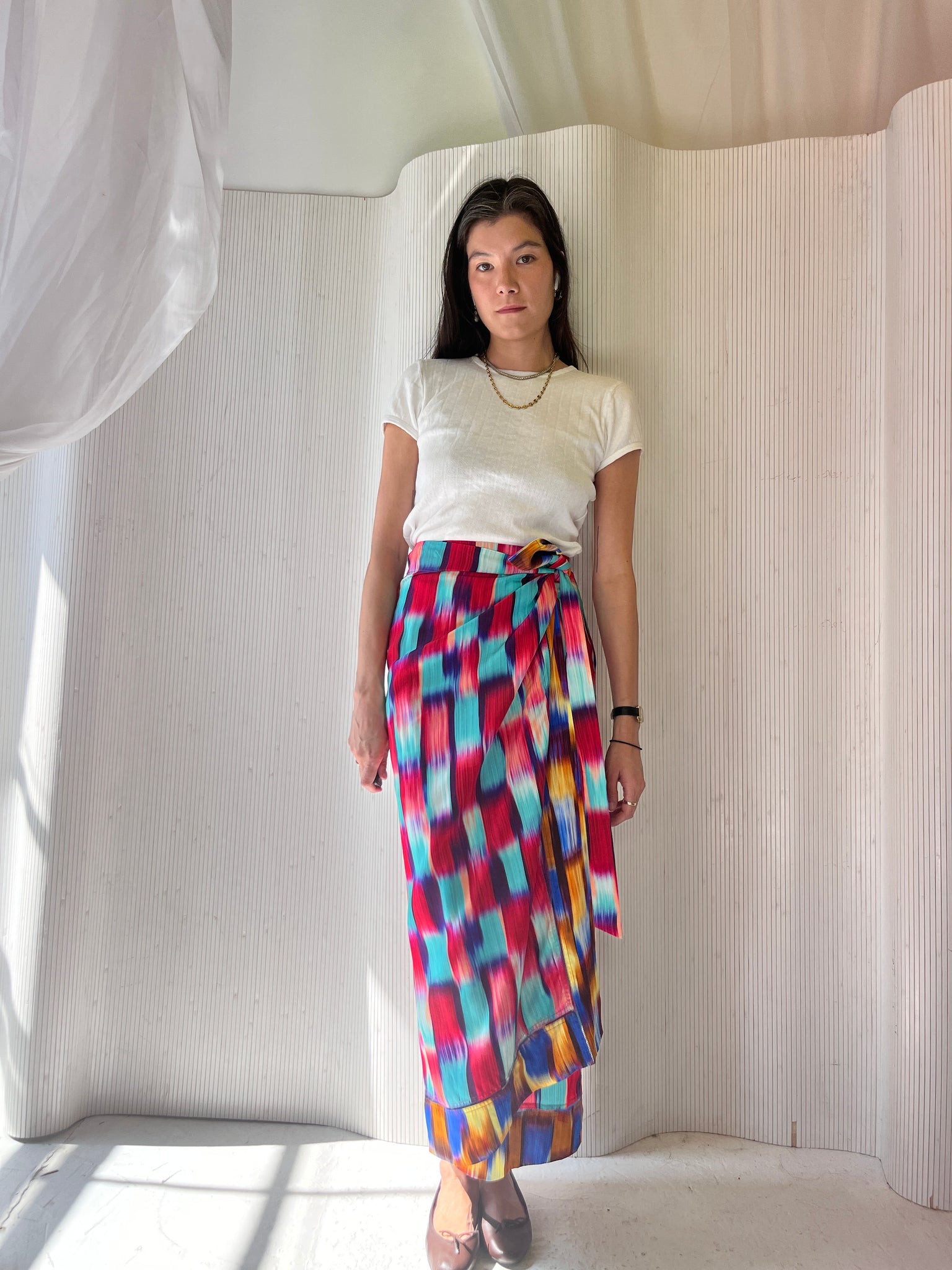 Dries Van Noten wrap skirt