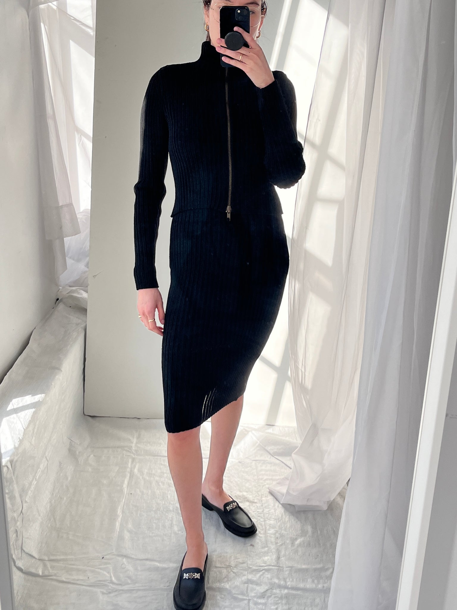 Jean Paul Gaultier Knit Dress & Jacket Gown