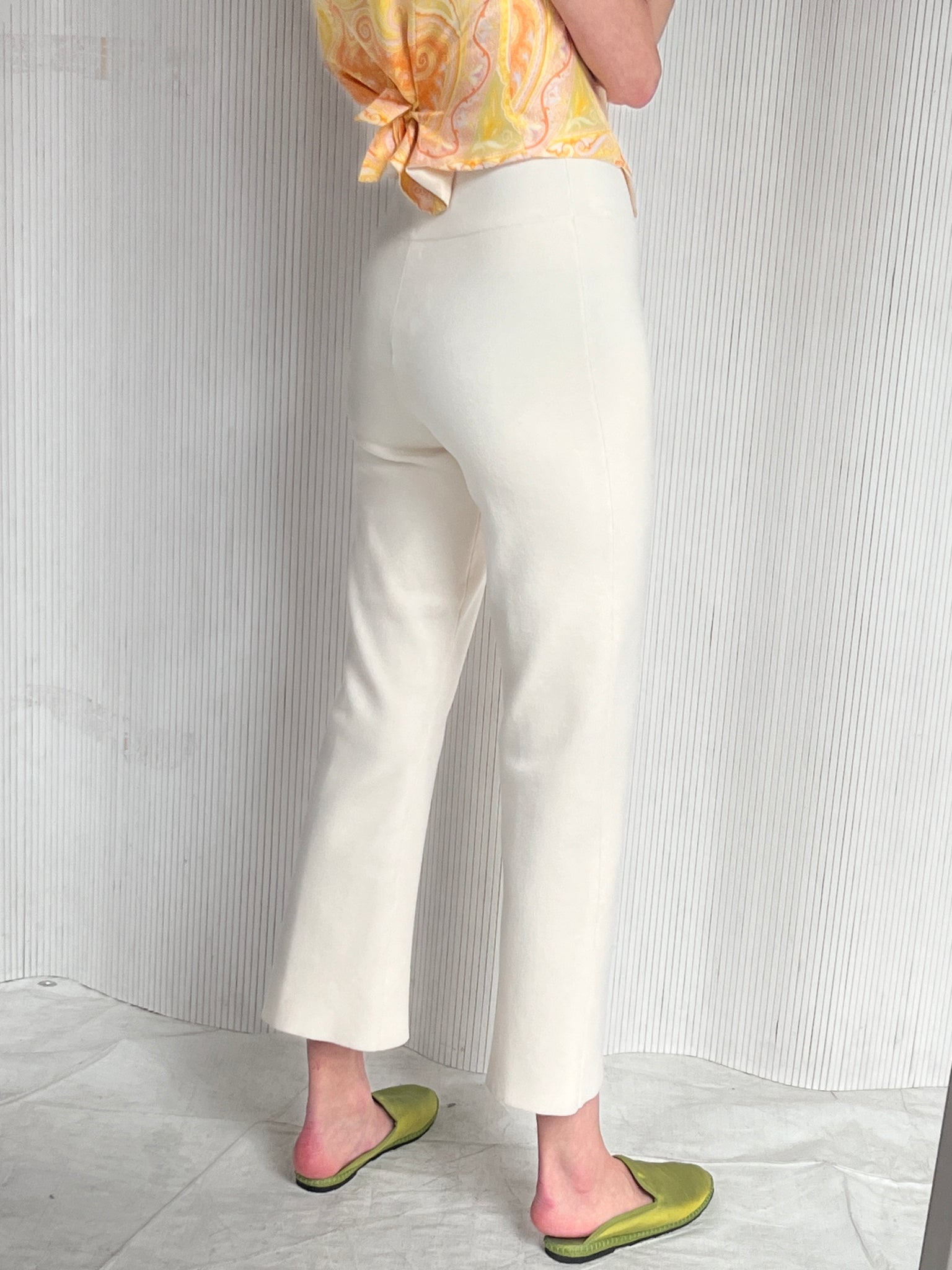 Cream Stretch legging