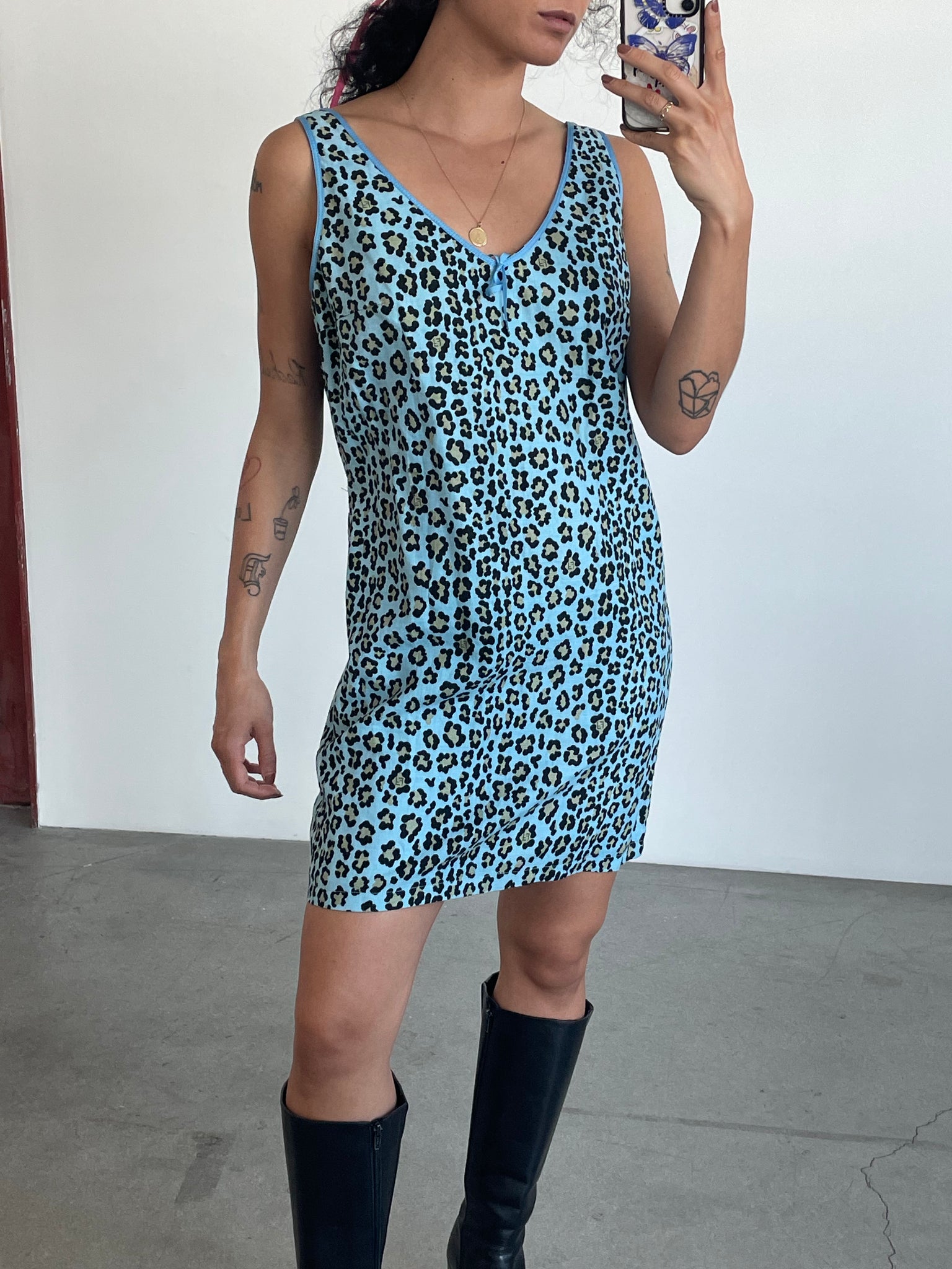 Fendi leopard dress