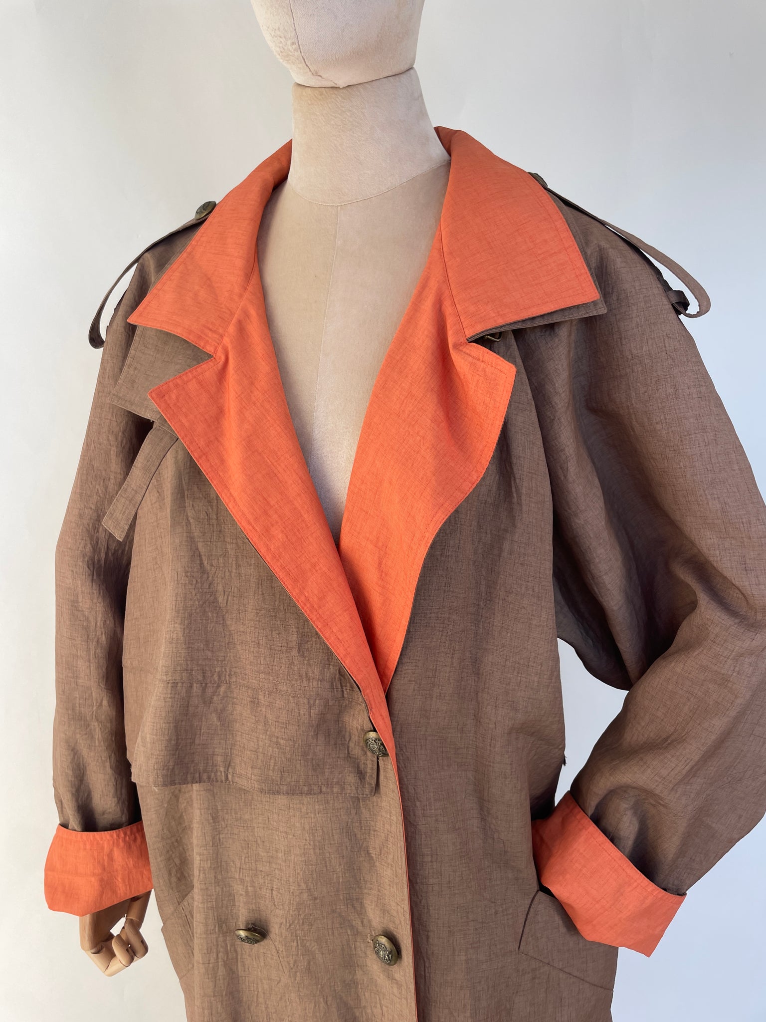 Two Tone Vintage Trench