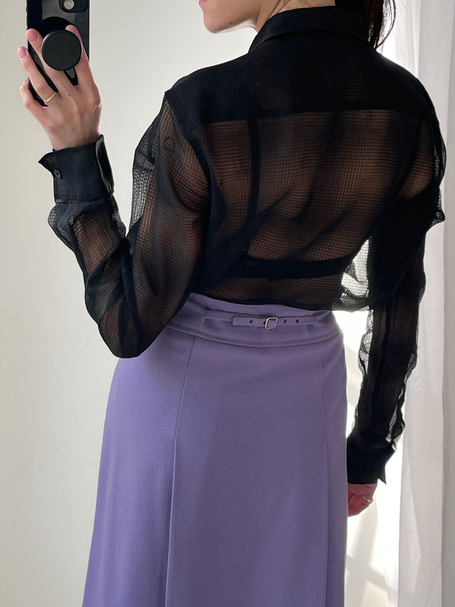 Miu Miu Lavender Wrap-Skirt, 1996