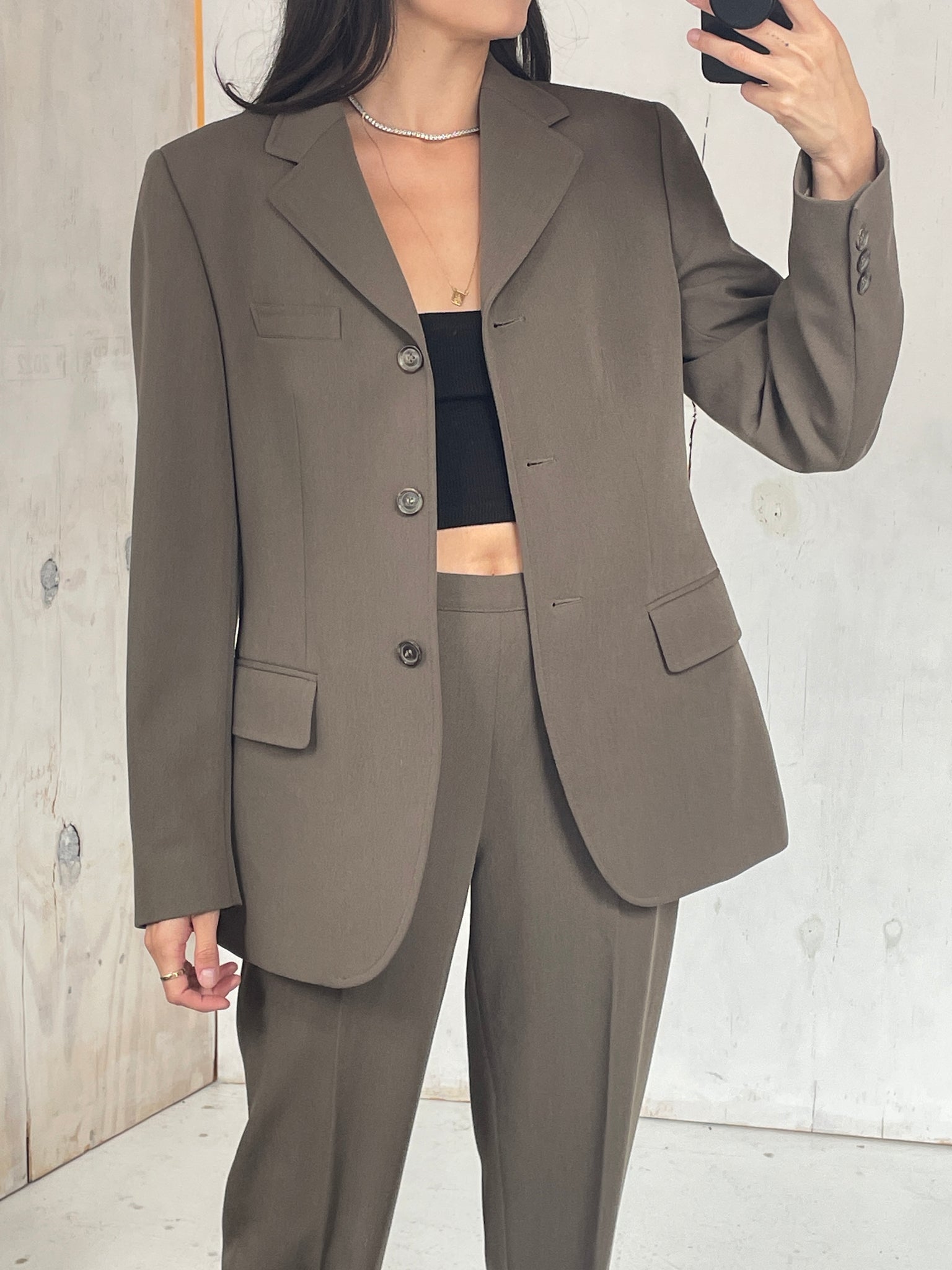 Italian Wool Suit Set