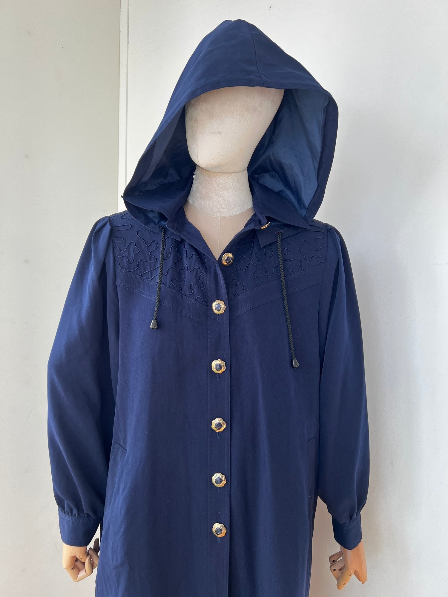 Rare Sherpa-lined Navy Trench