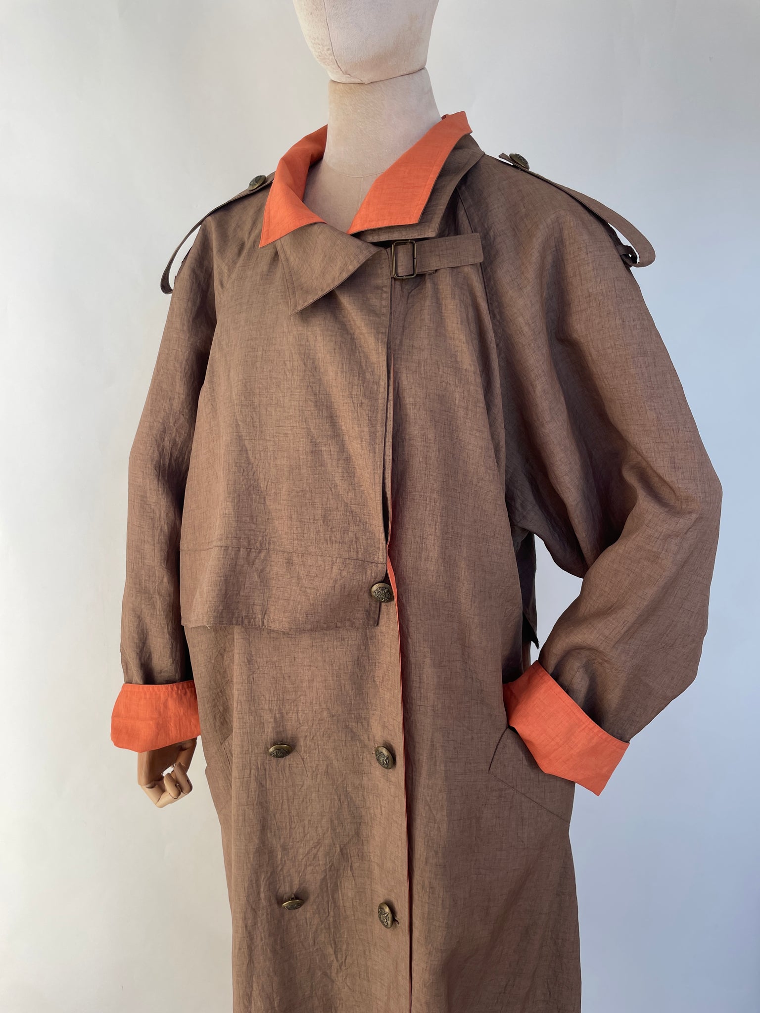 Two Tone Vintage Trench