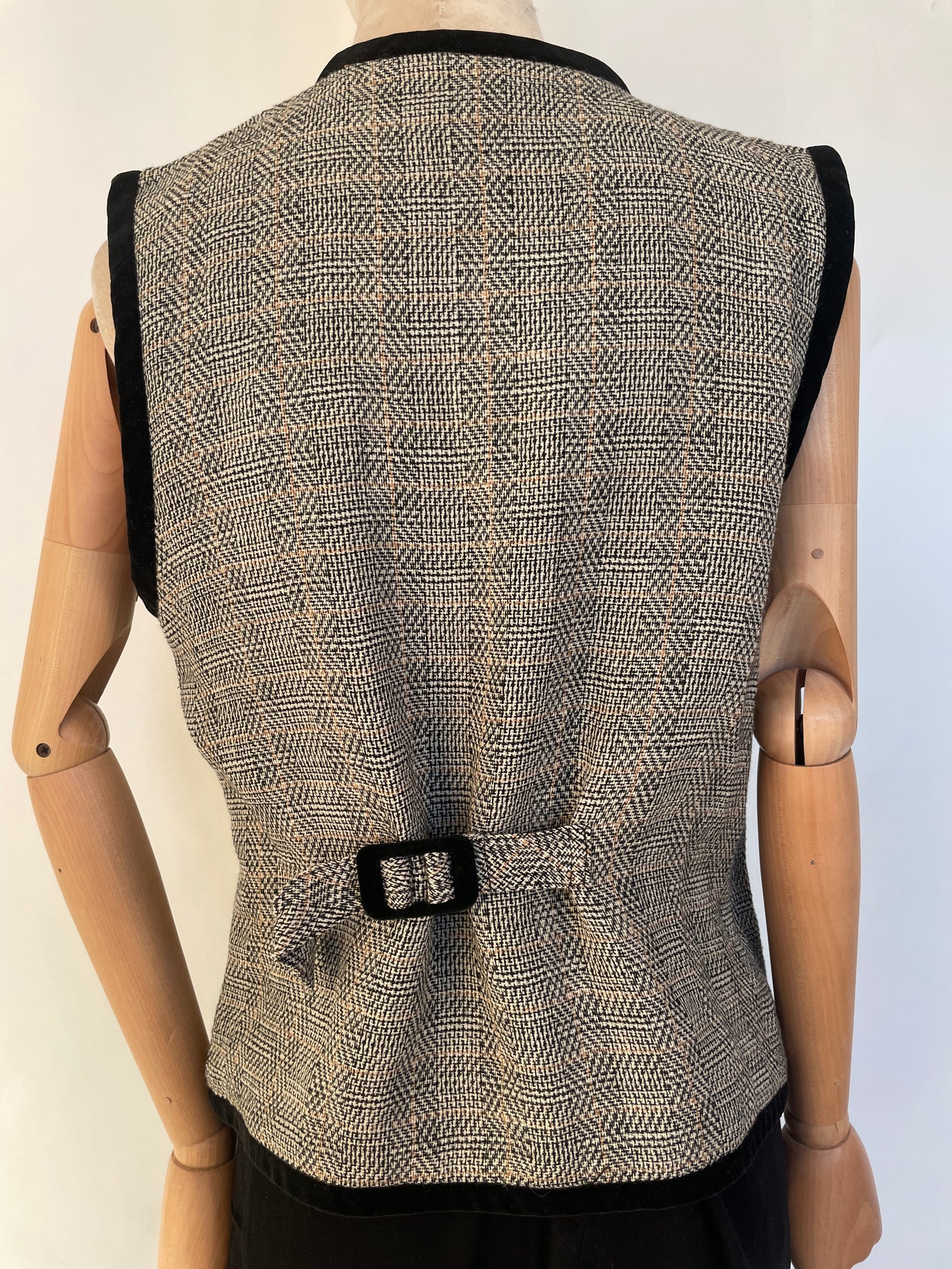 Tweed Glen Plaid Vest