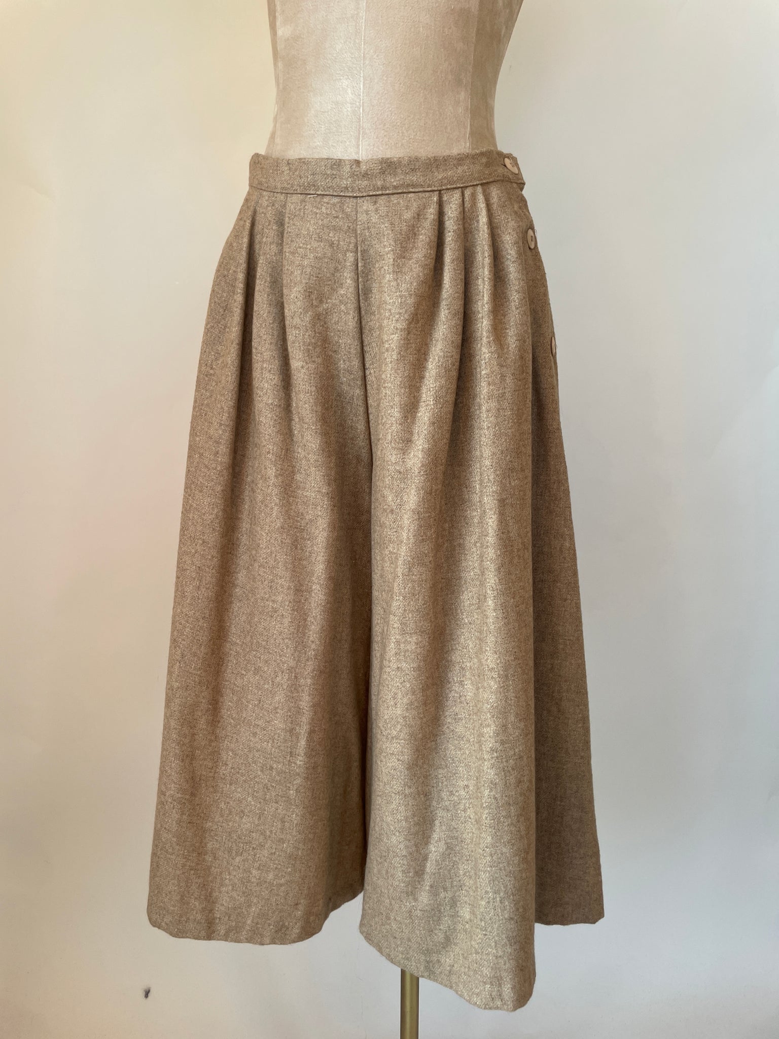 Taupe Culottes Trouser