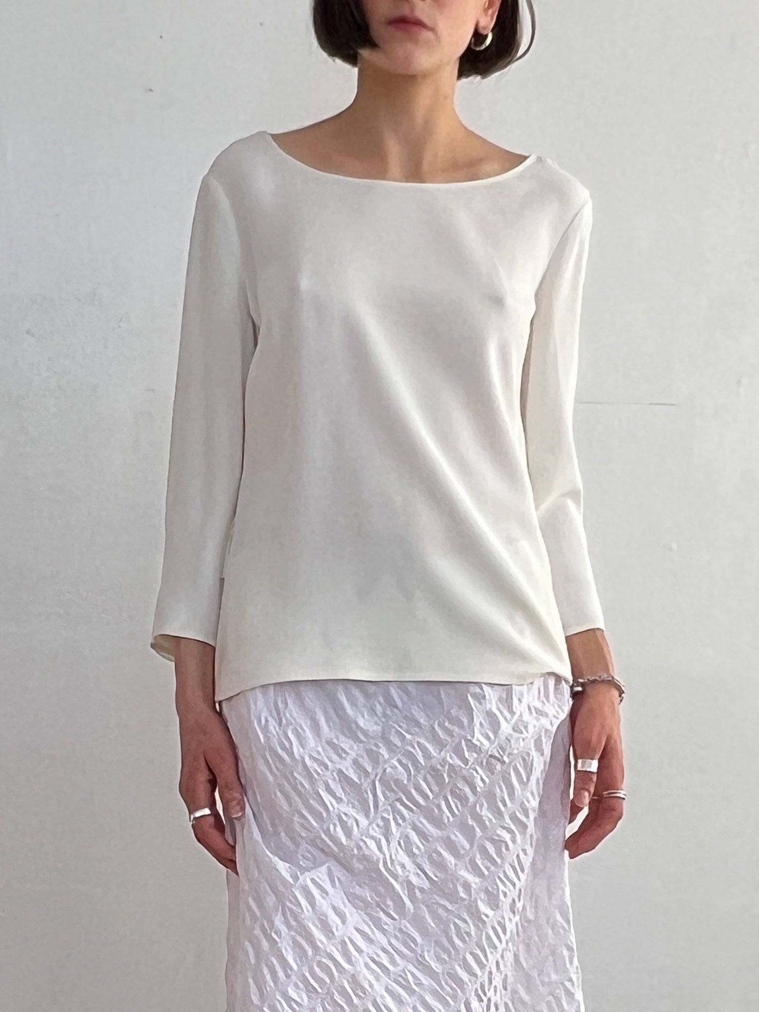 Jil Sander Rosette Bloom Blouse