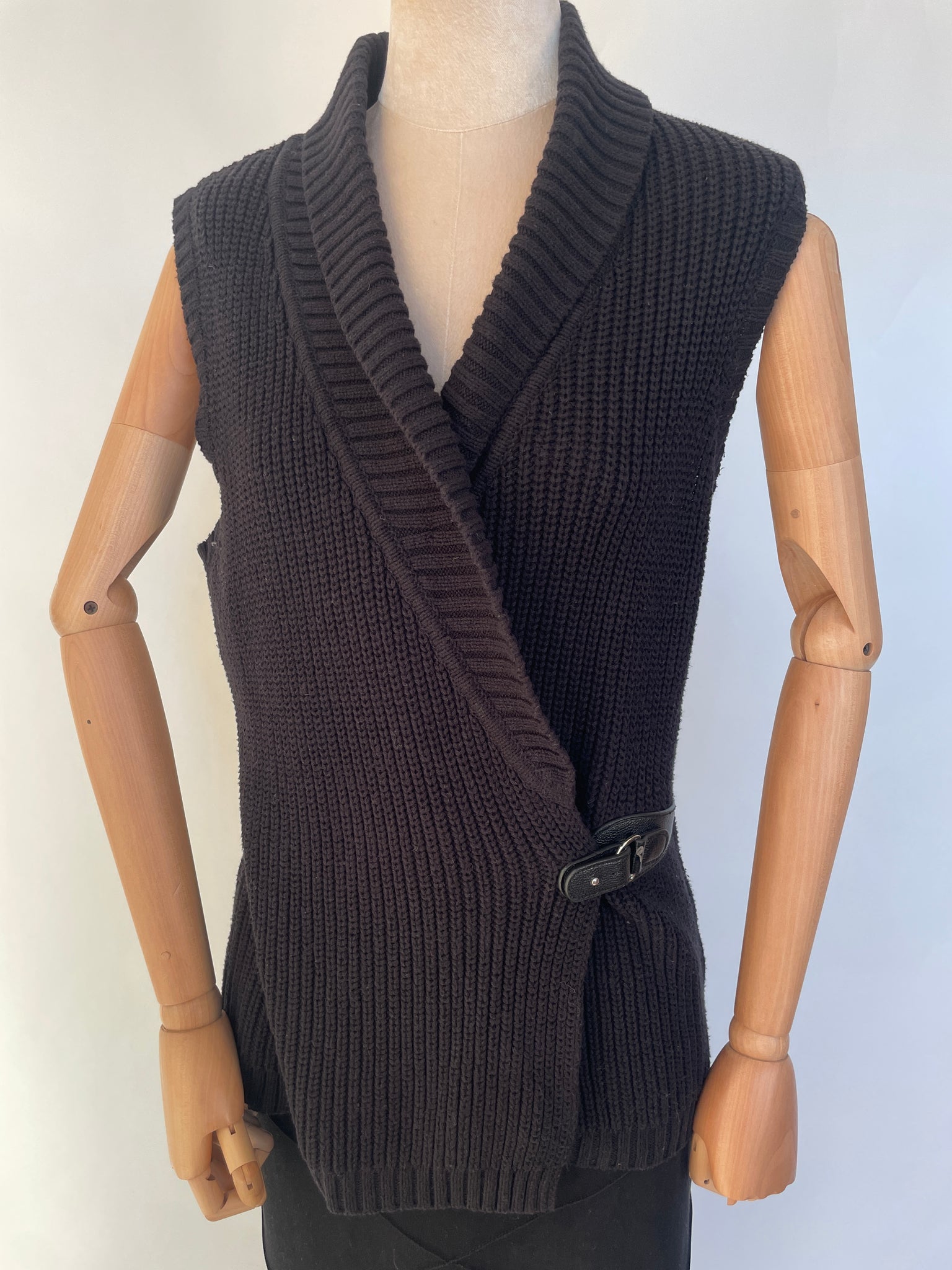 Midnight Wrap Sleeveless Vest