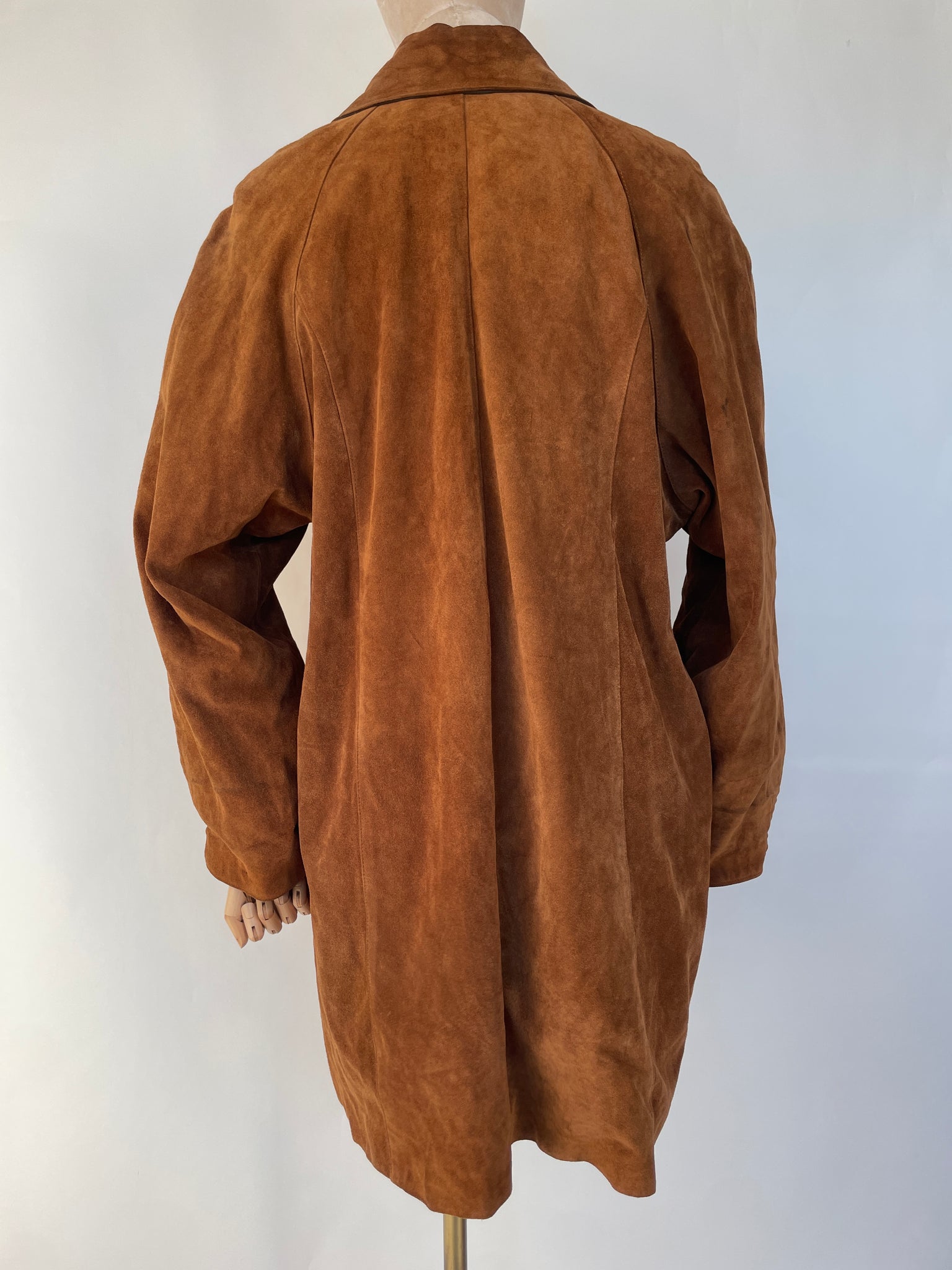 Italian Cognac Suede Jacket