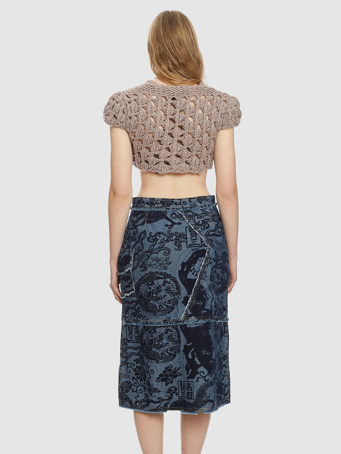 Kenzo Denim Midi Skirt