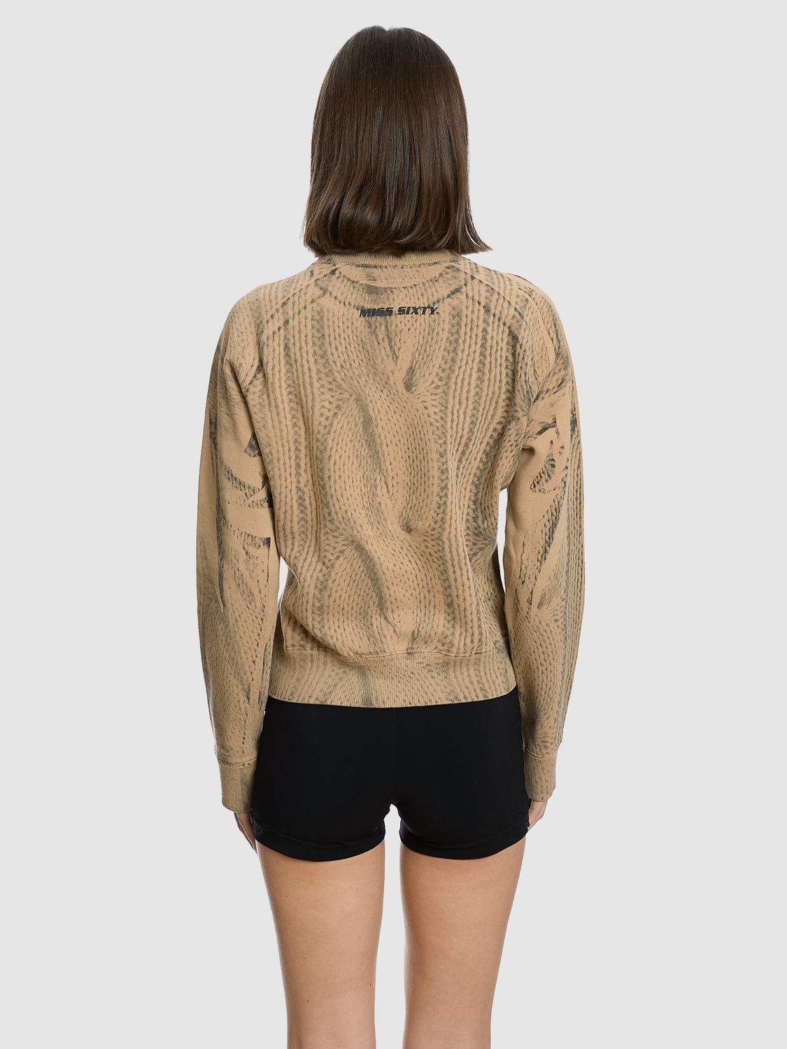 Miss Sixty Trompe L'oeil Print Sweatshirt