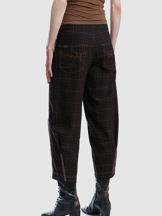 Cop Copine Checkered Trousers