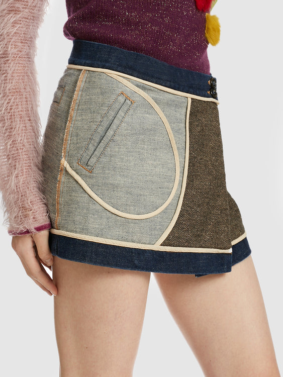 Nolita Wrap Mini Skirt