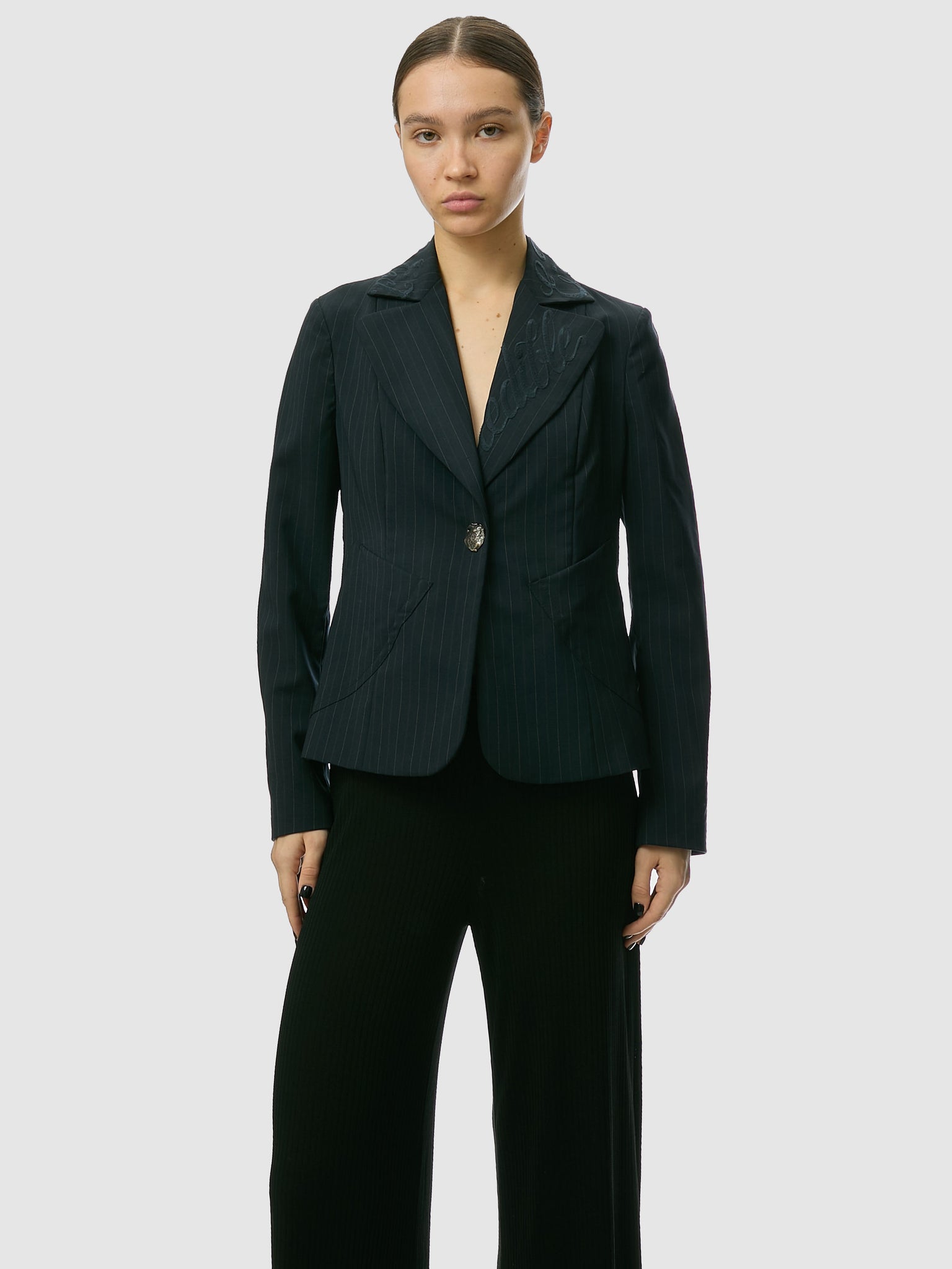 E-Play Pinstripe Blazer