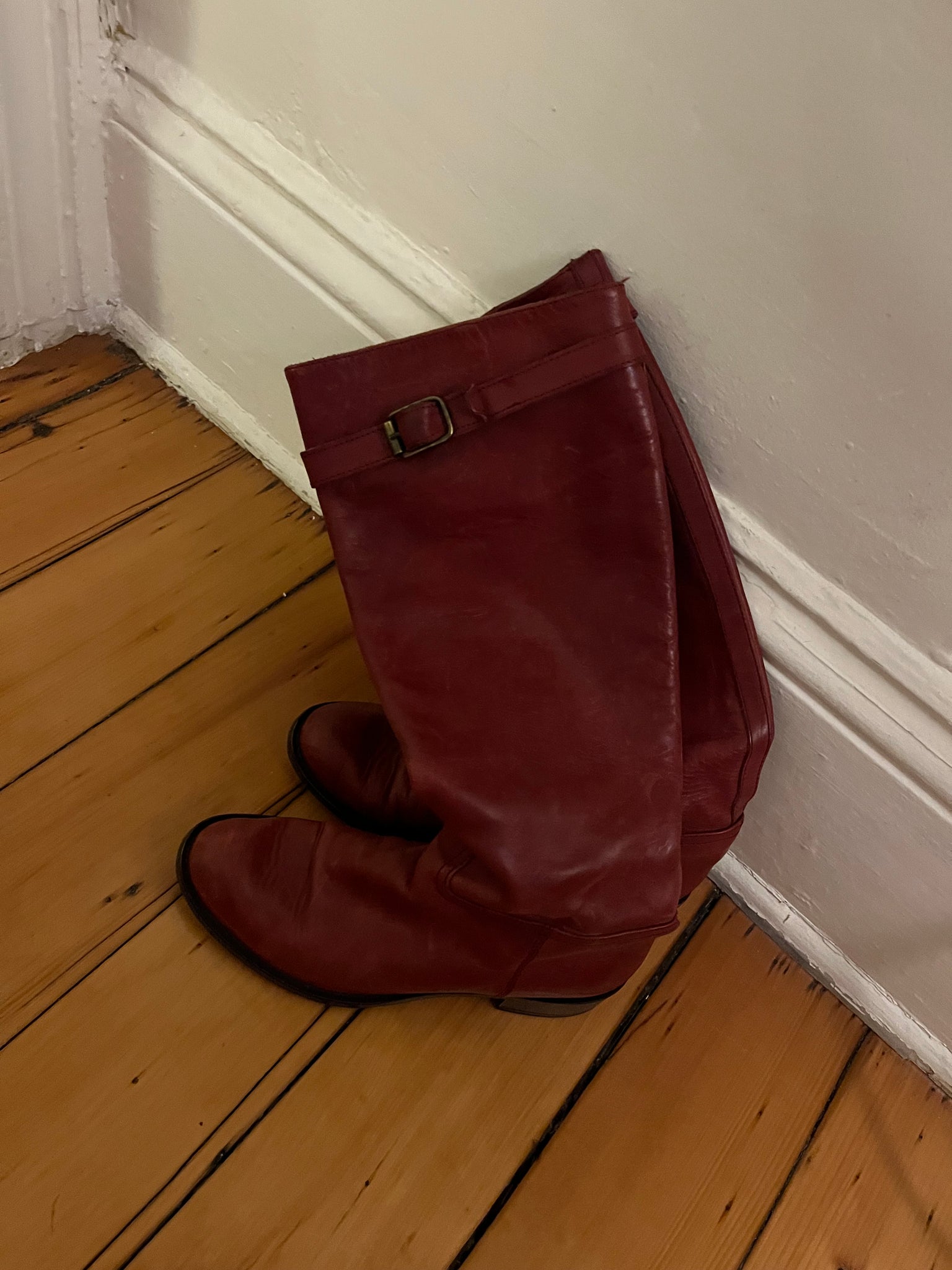 Vintage red boots