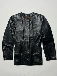 Loewe Leather Cinched Jacket