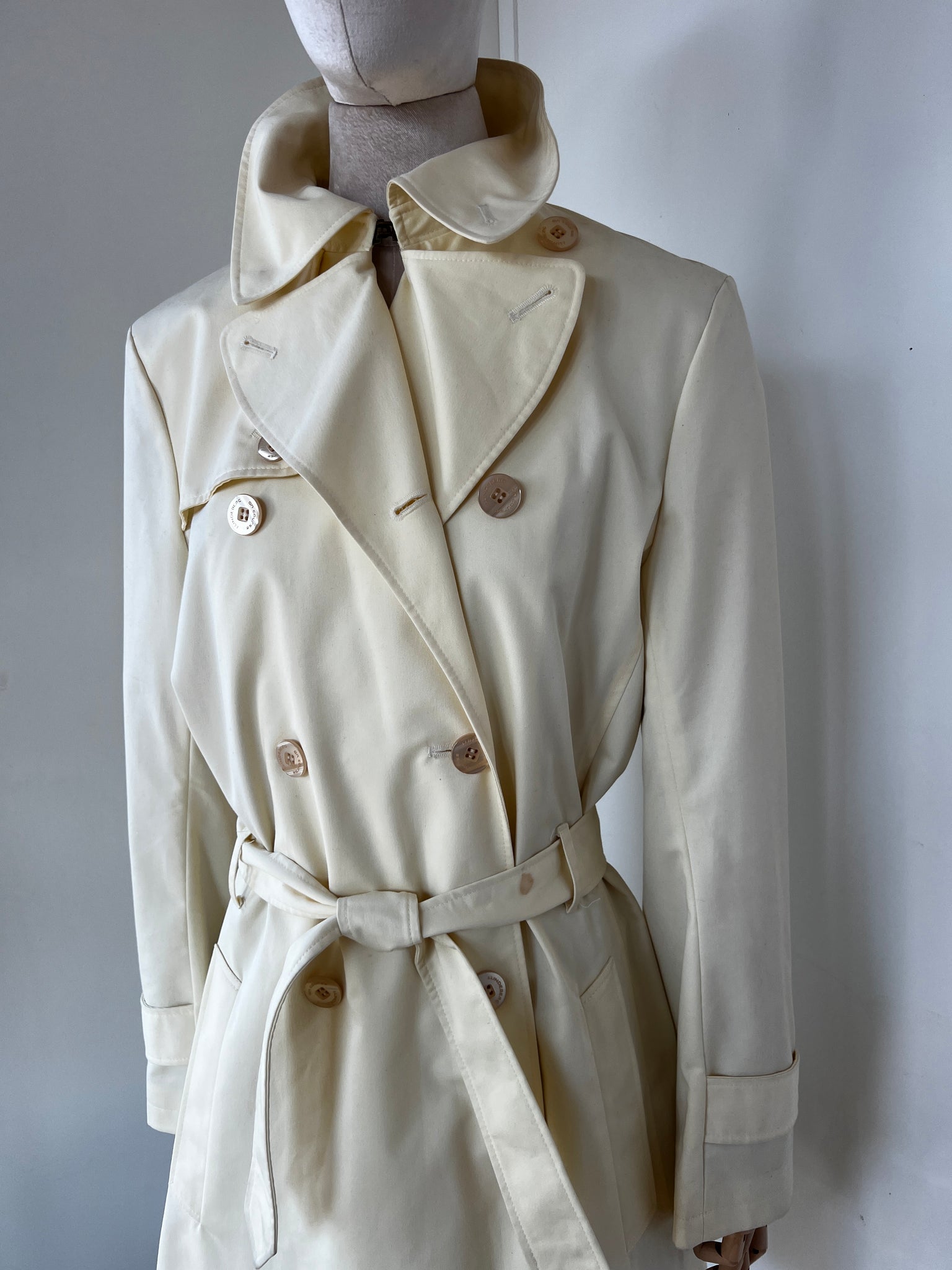 Ivory Trench Coat