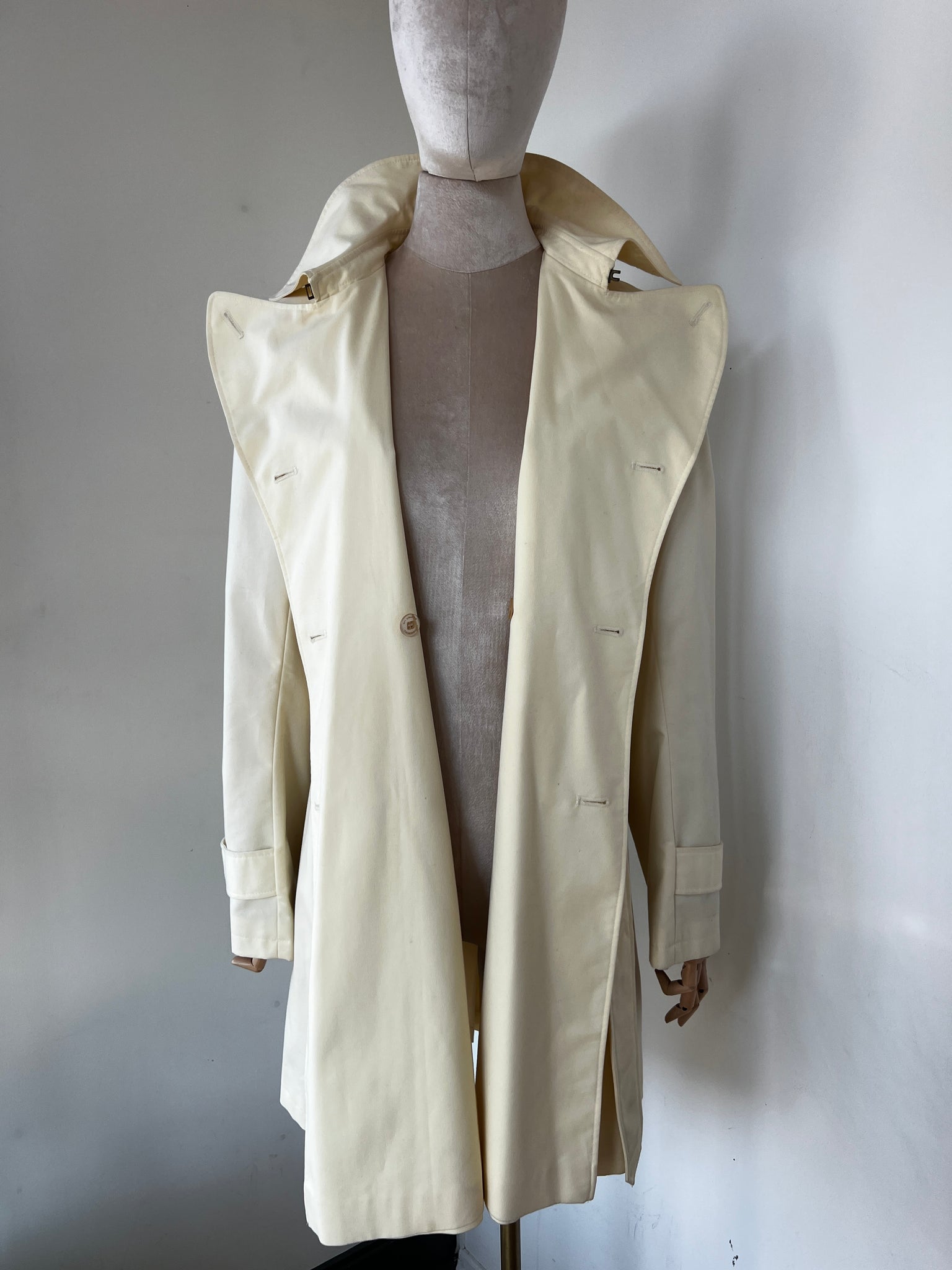 Ivory Trench Coat