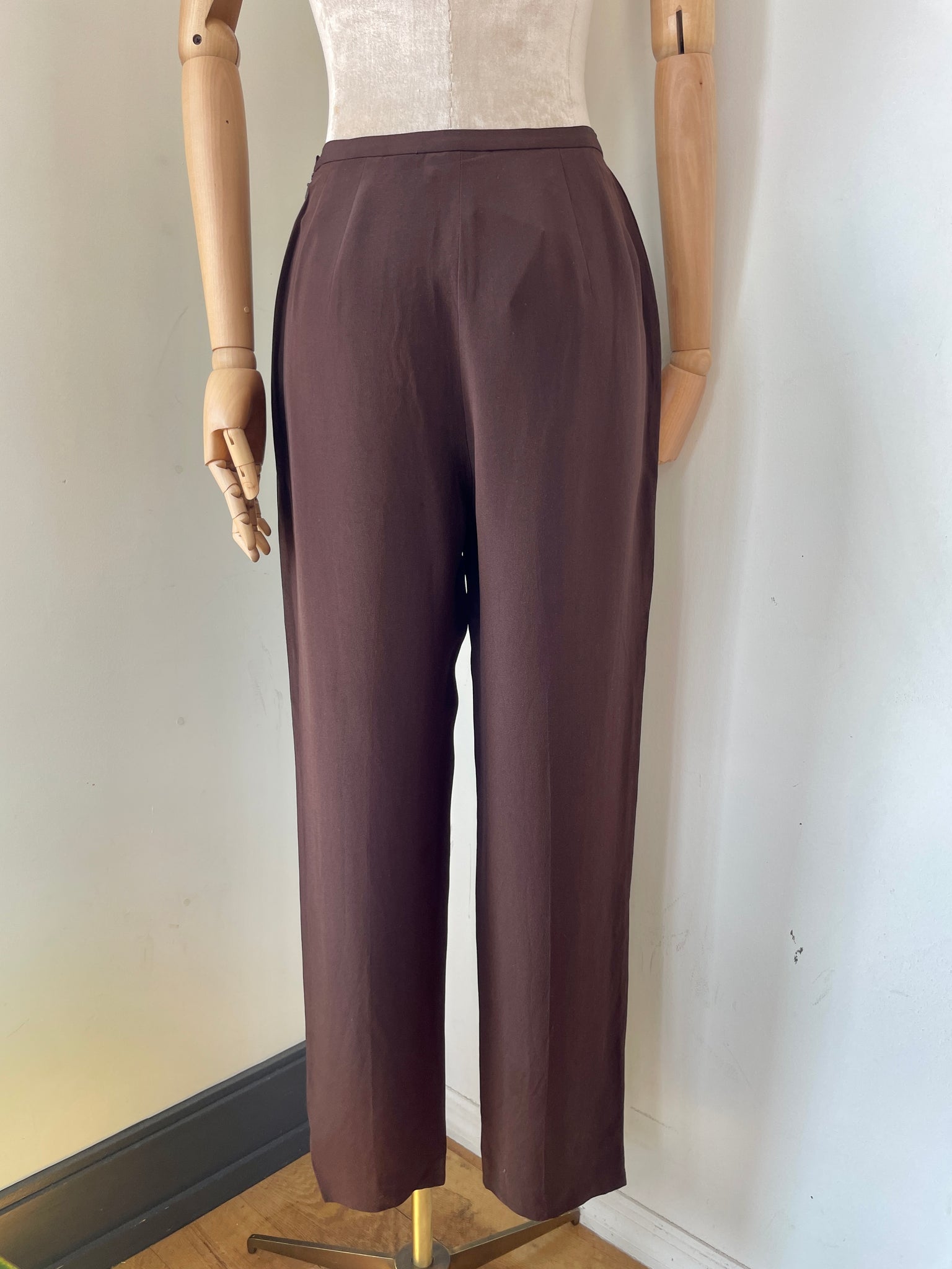 Silk Tapered Trouser