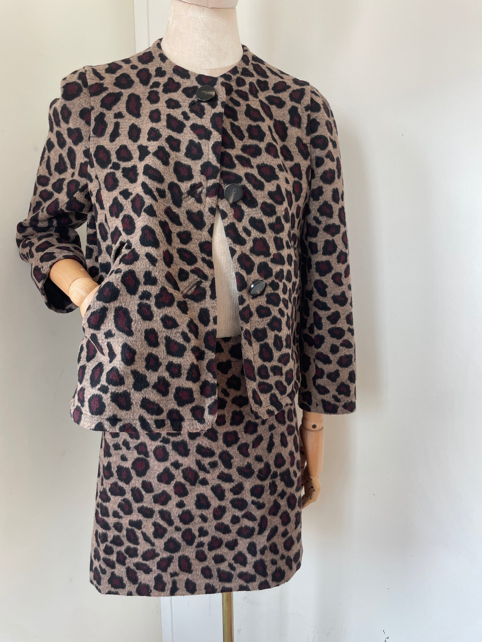 Ann Taylor Cheetah Skirt Set