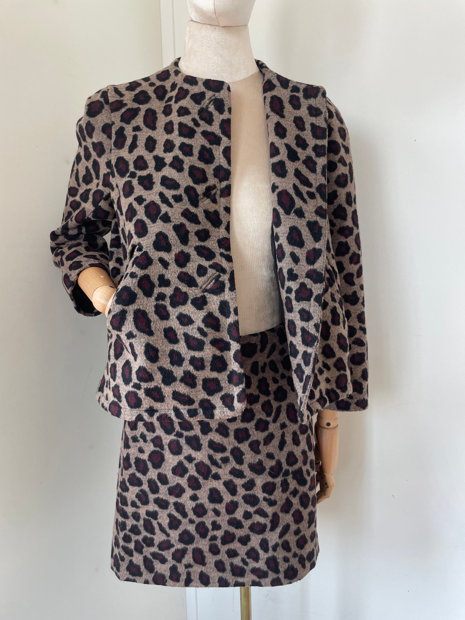 Ann Taylor Cheetah Skirt Set