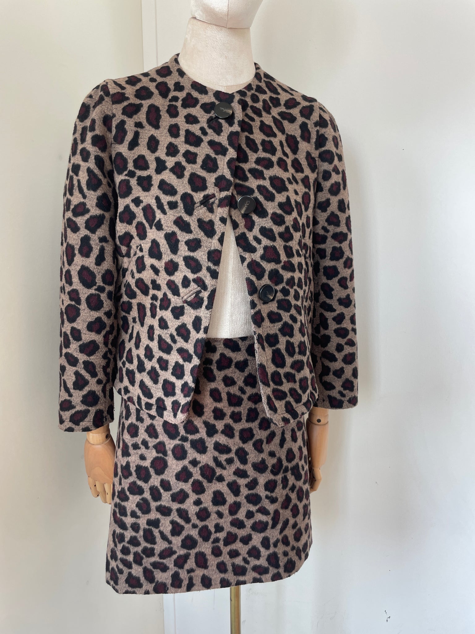 Ann Taylor Cheetah Skirt Set