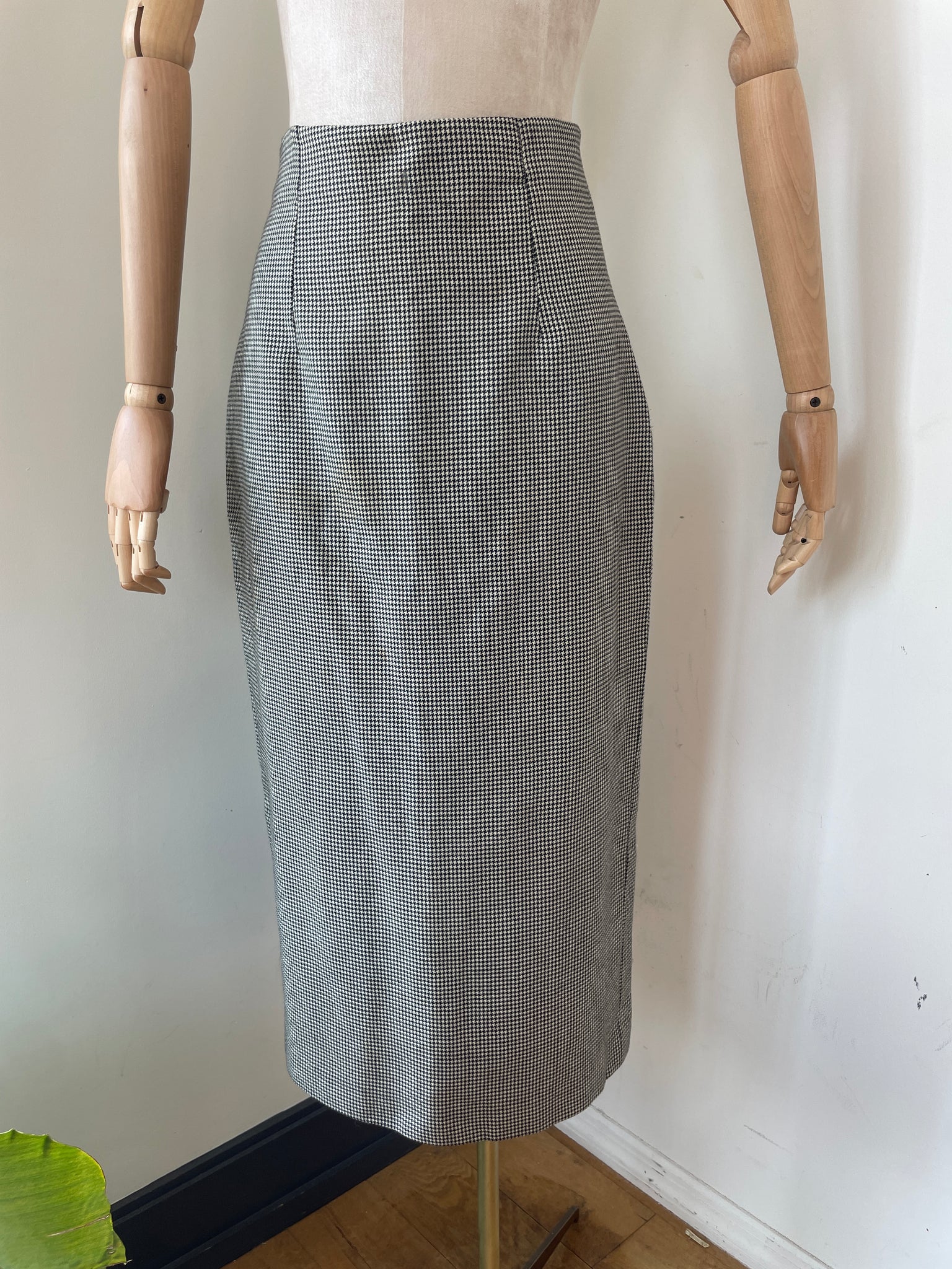 Houndstooth Pencil Skirt Set