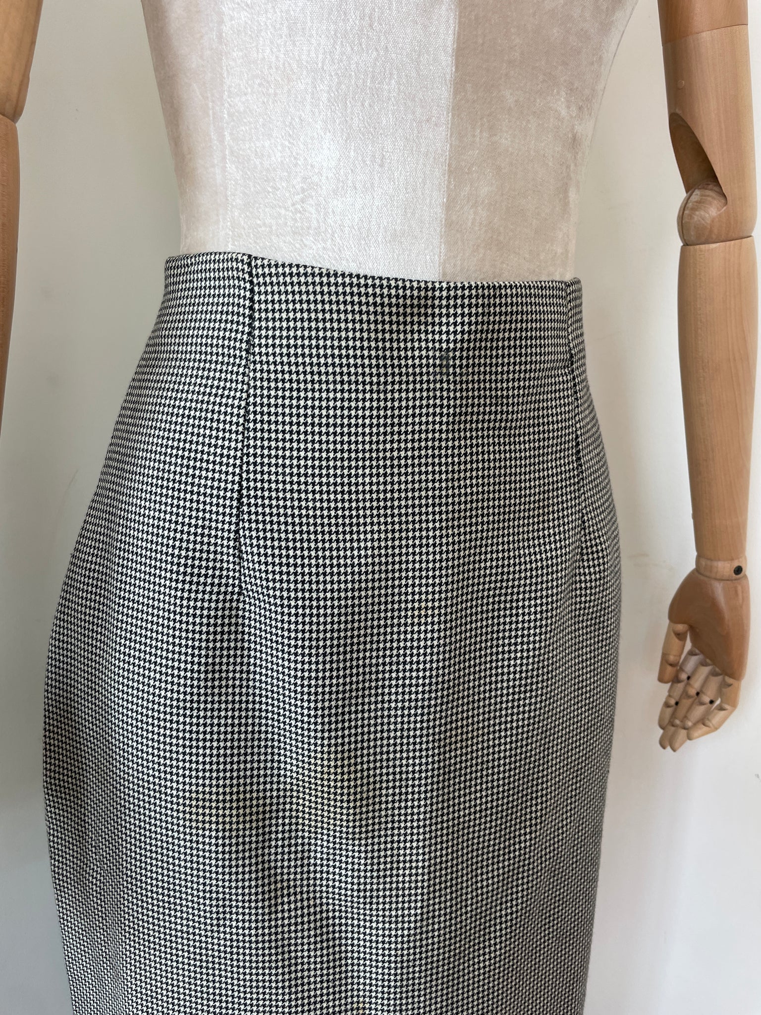 Houndstooth Pencil Skirt Set