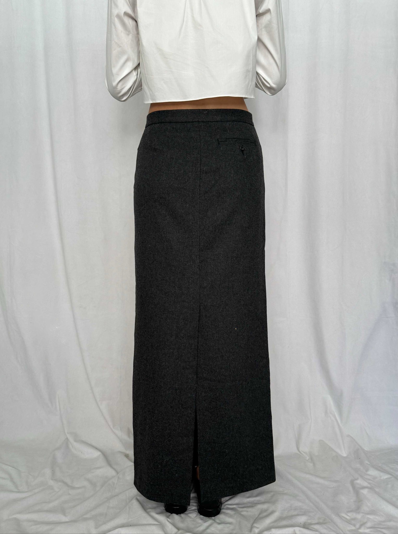 Ralph Lauren Wool Maxi Skirt