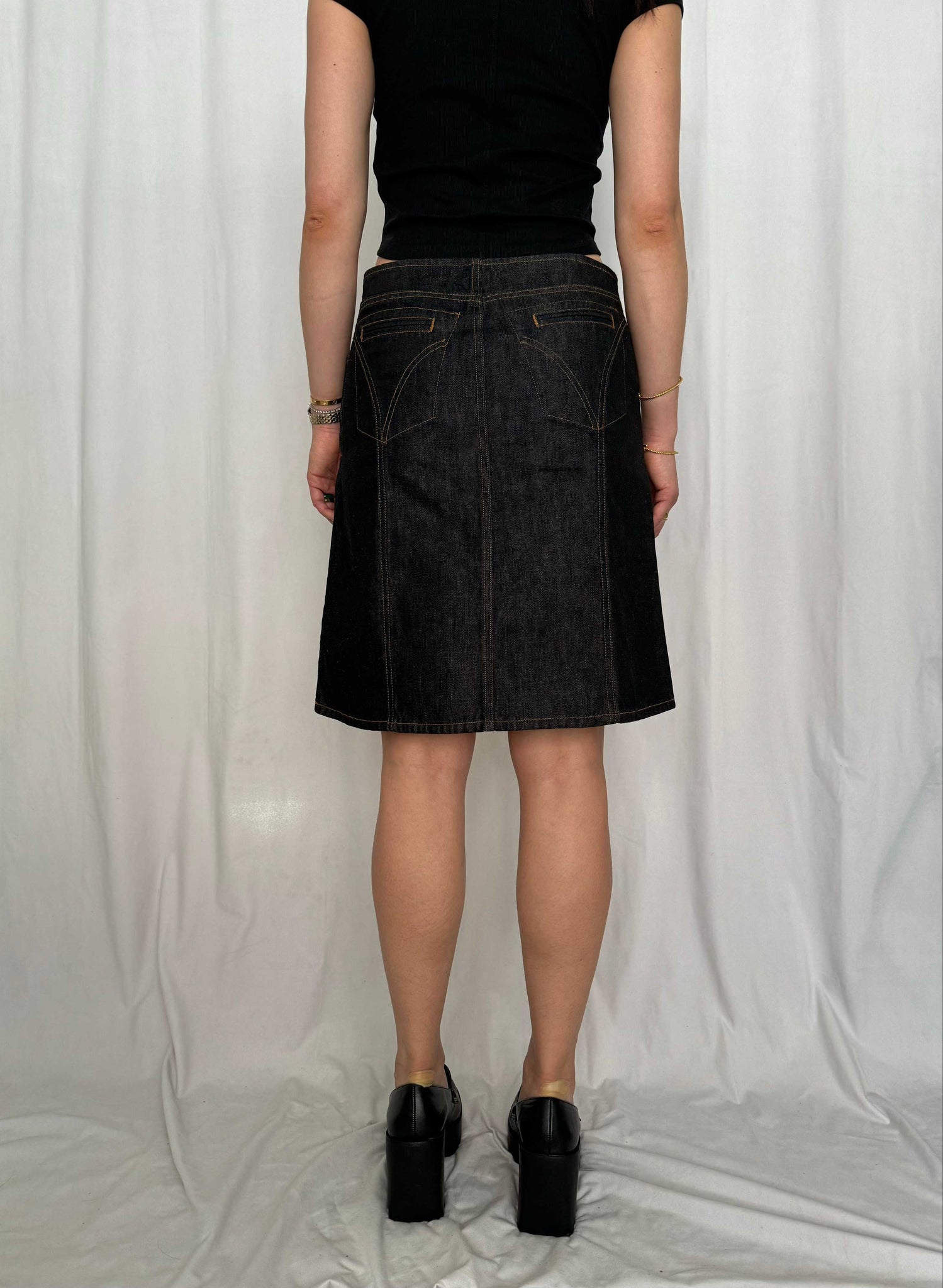 D&G Low-Rise Denim Skirt