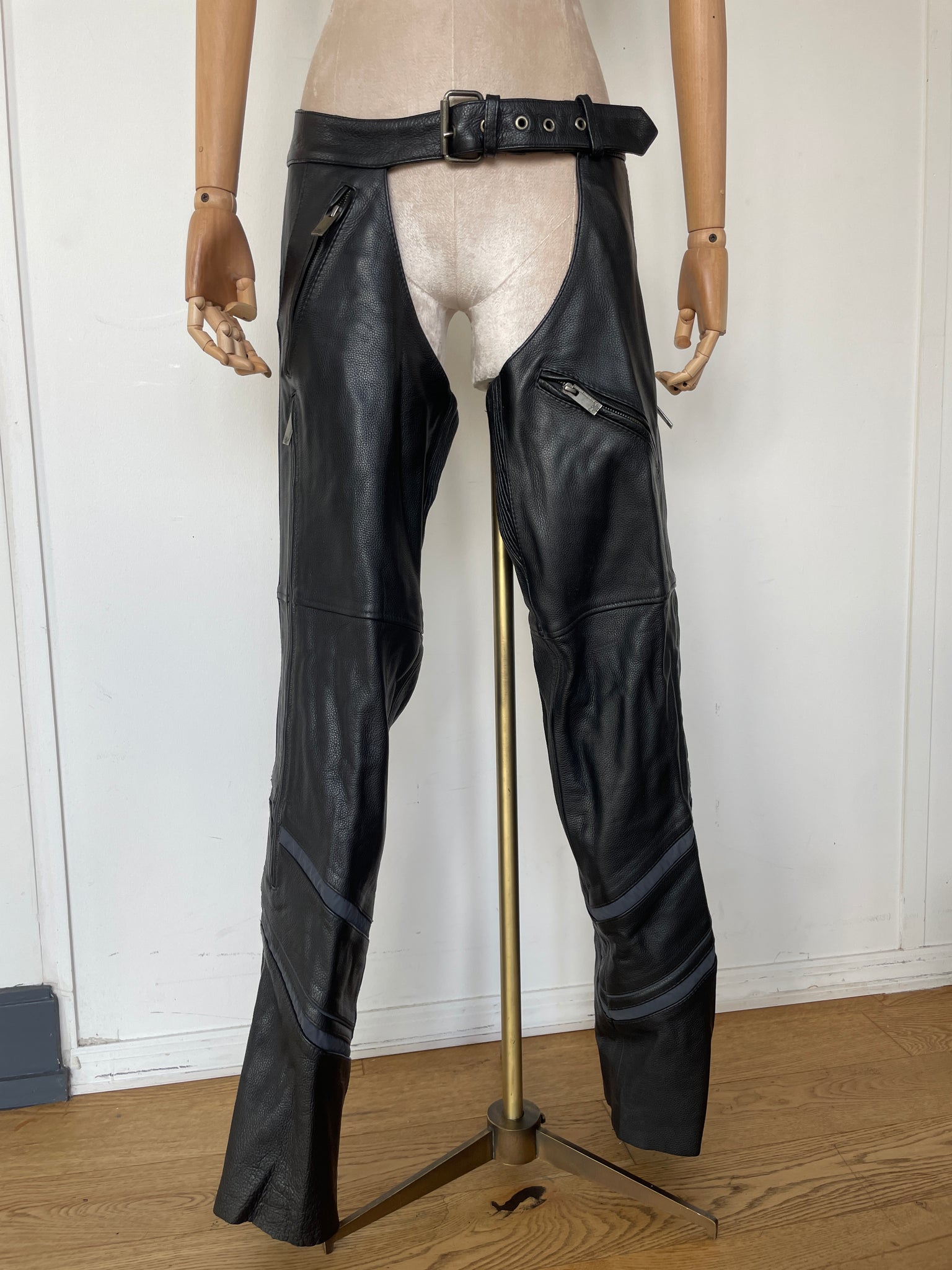 Y2K Leather Chaps