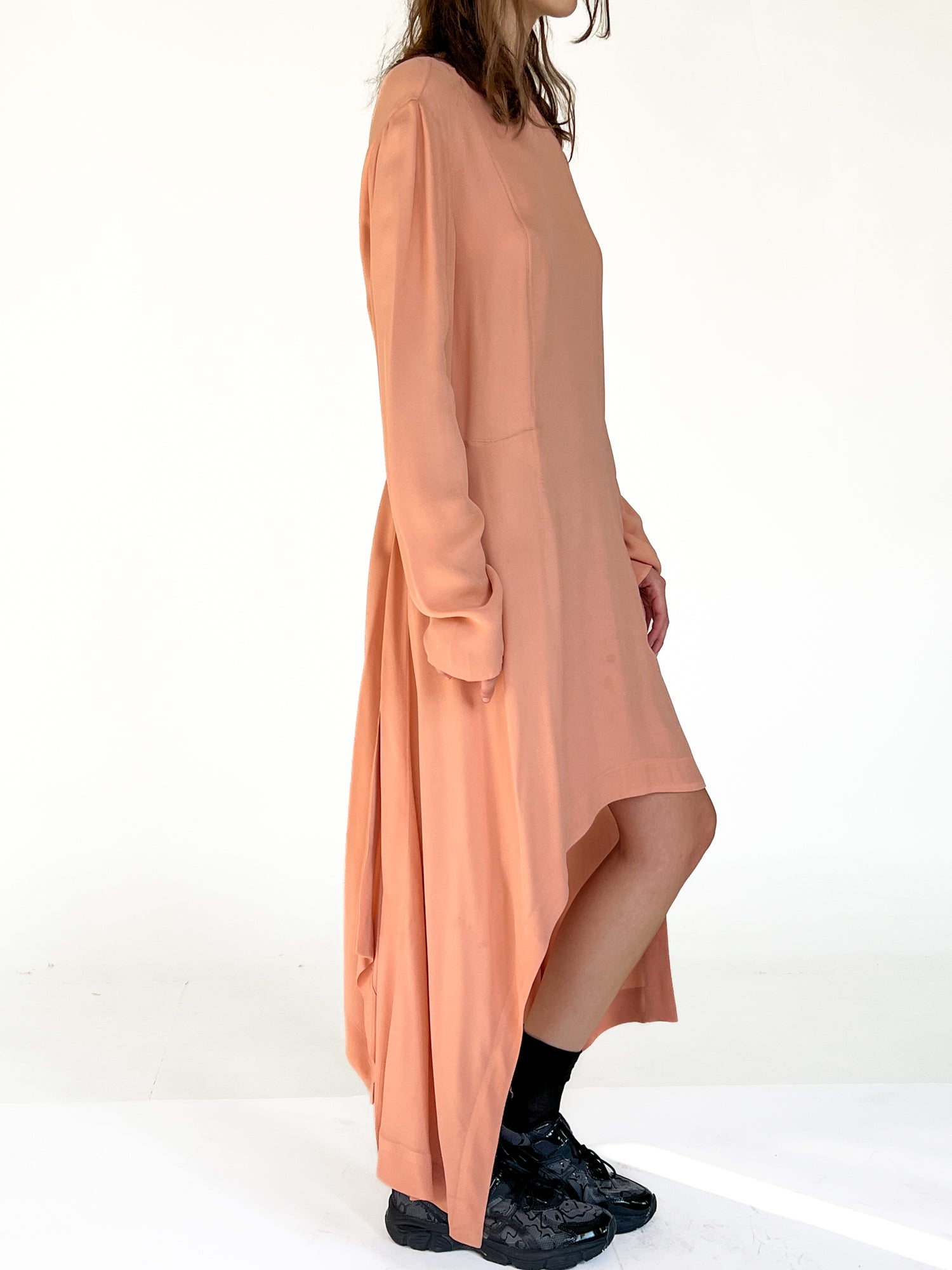 Marni Asymmetric Blush Dress