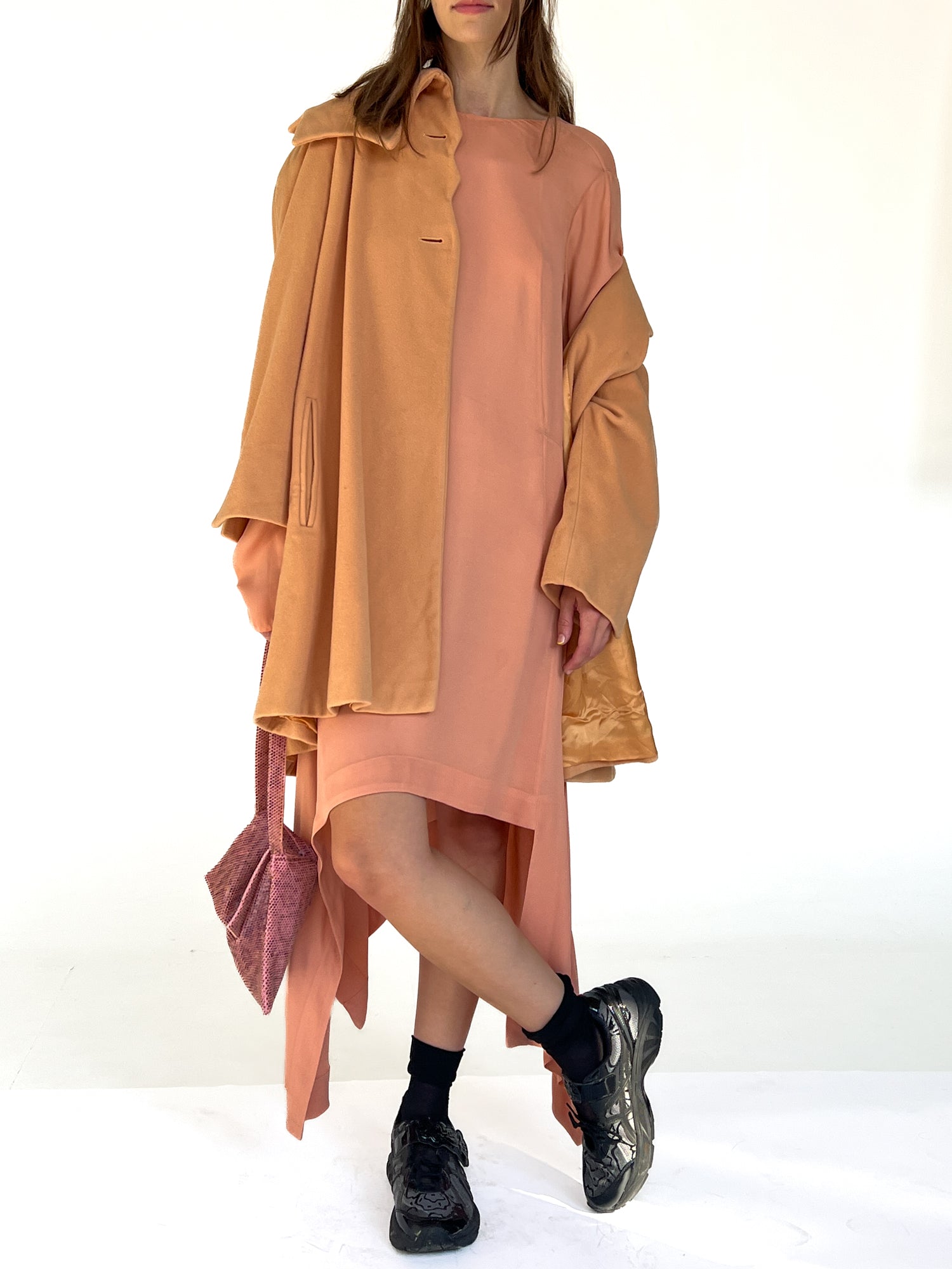 Marni Asymmetric Blush Dress (L)