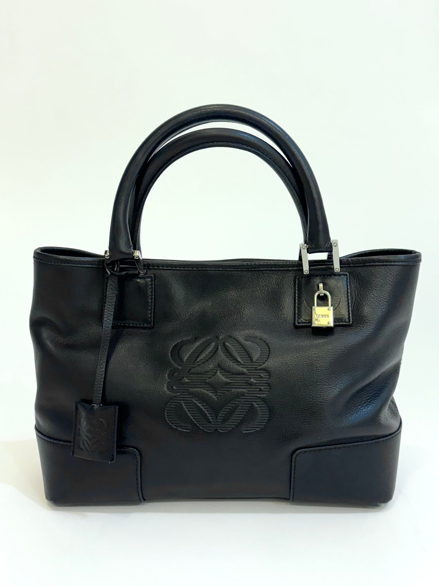 Loewe Leather Top Handle Bag