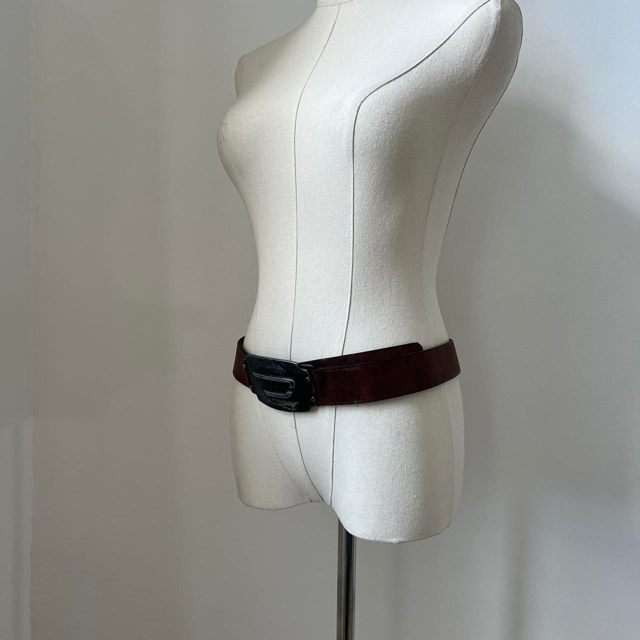 Diesel leather belt