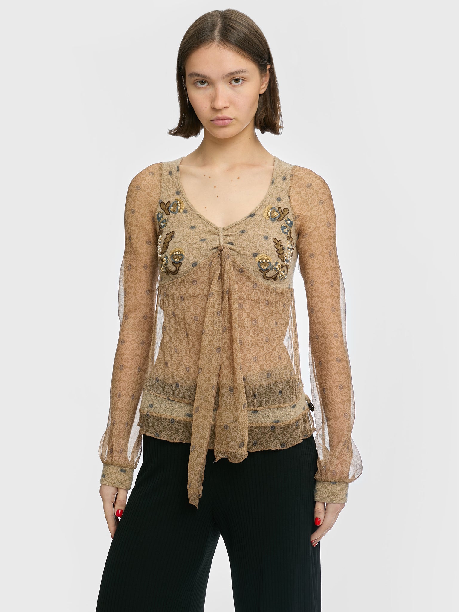 Silk Chiffon Blouse