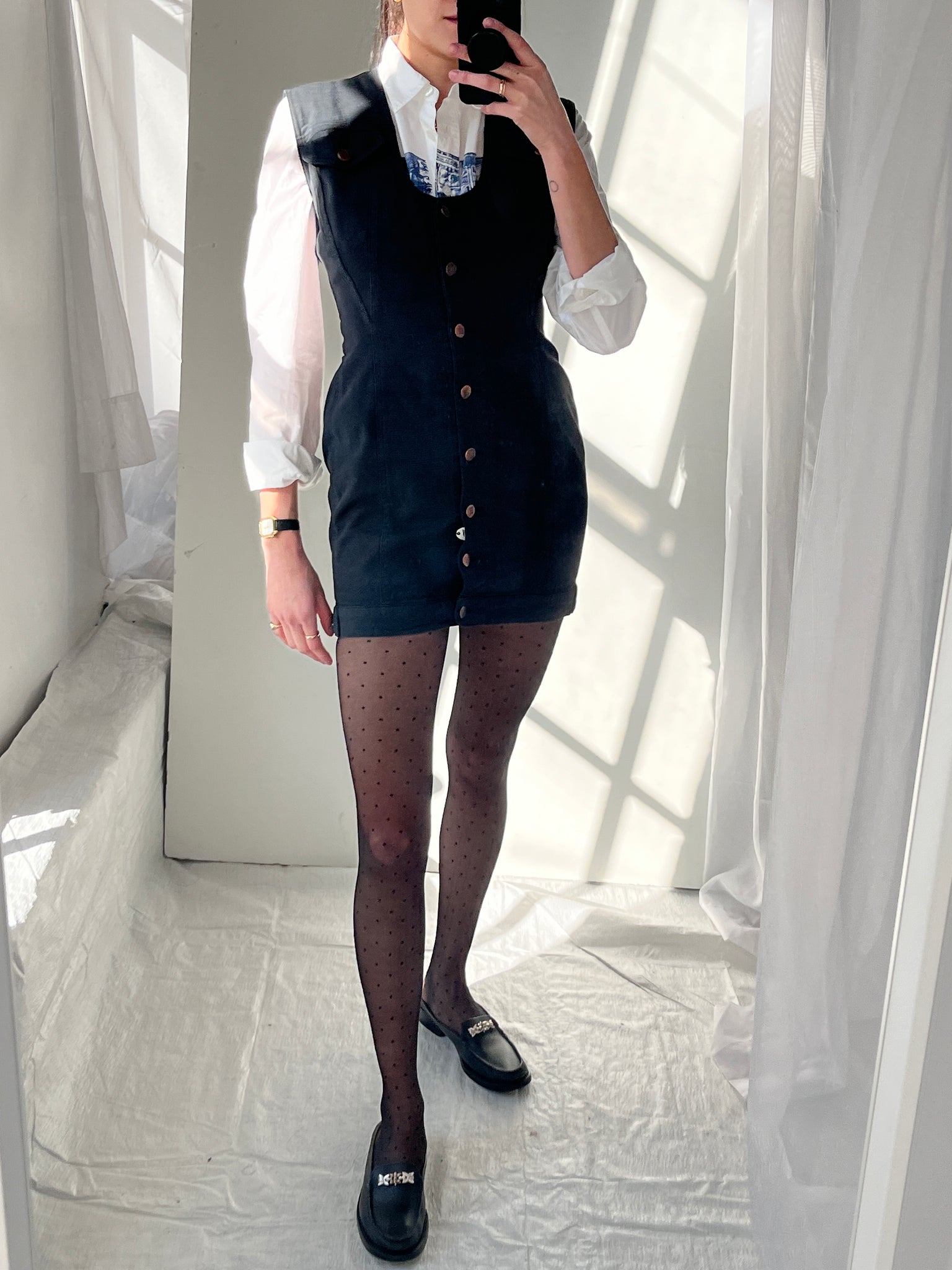 Jean Paul Gaultier Denim Mini Dress, SS1989