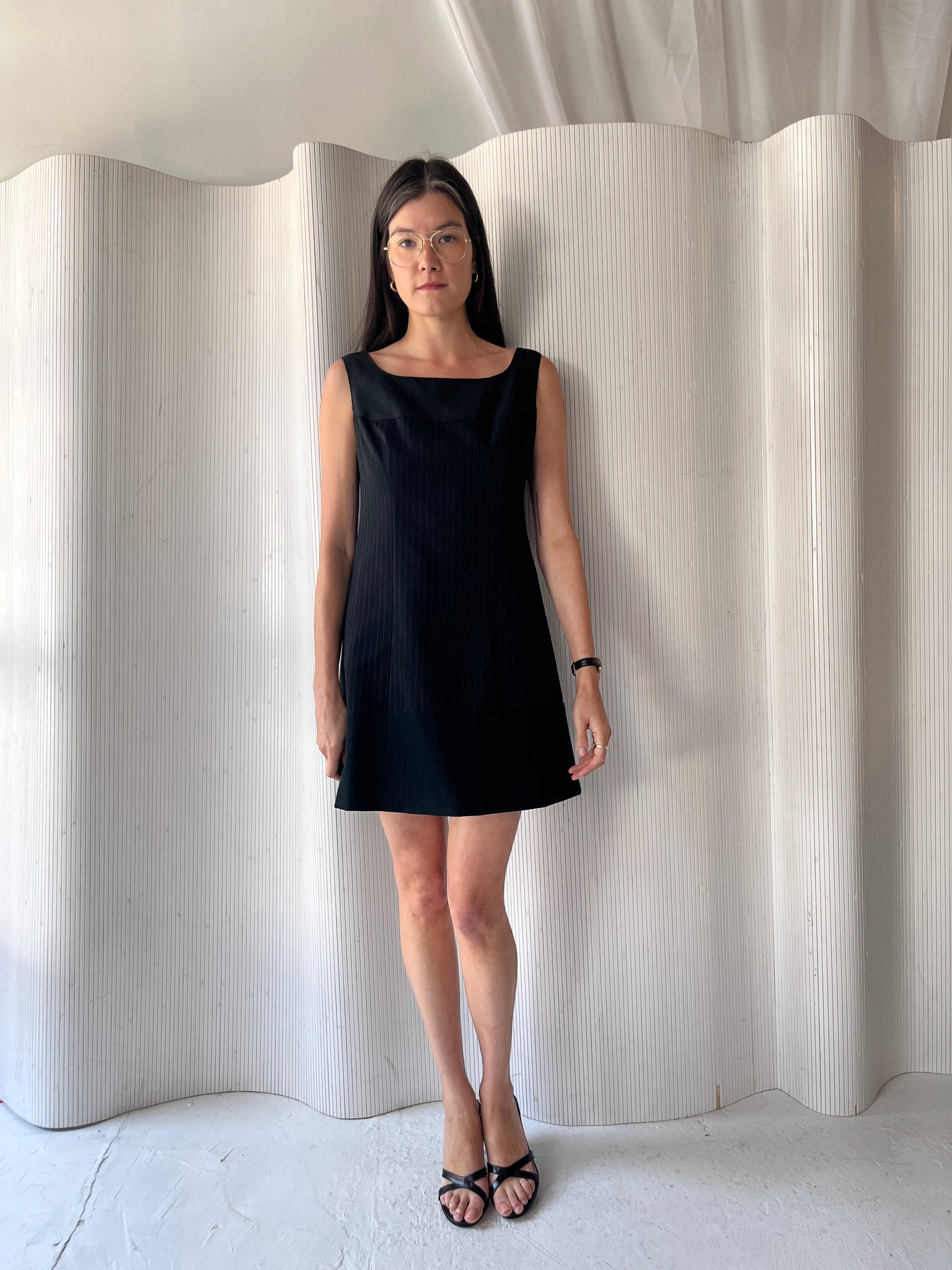 Plein Sud 1990s Wool Mini Dress