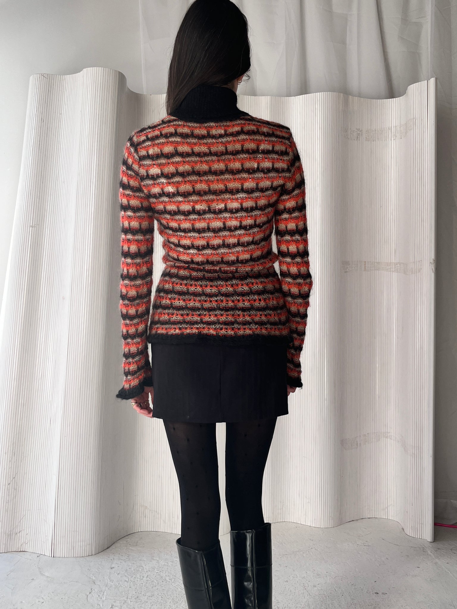 Christian Lacroix Orange and Brown Jumper