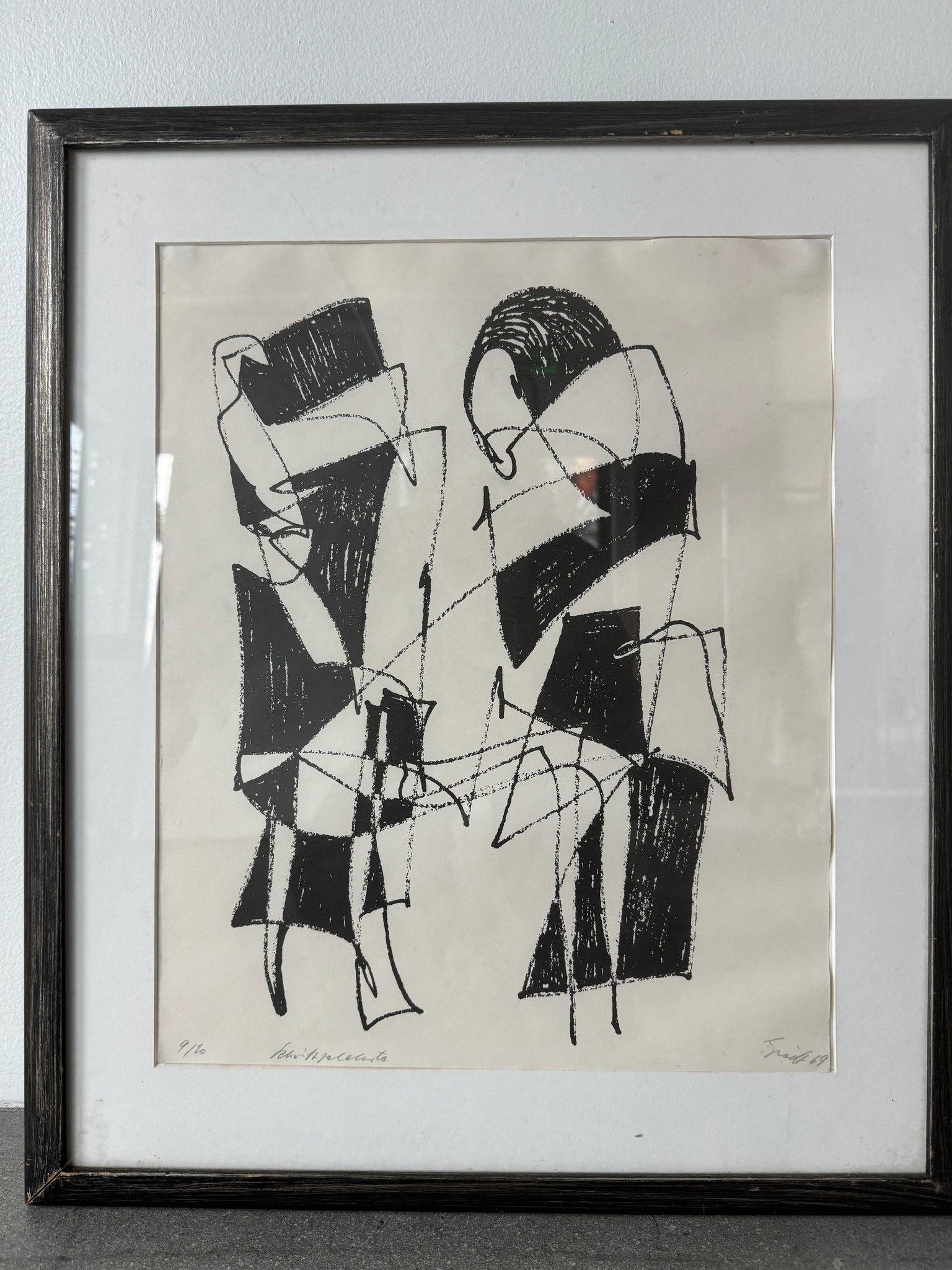 Abstract Drawing, Framed Art