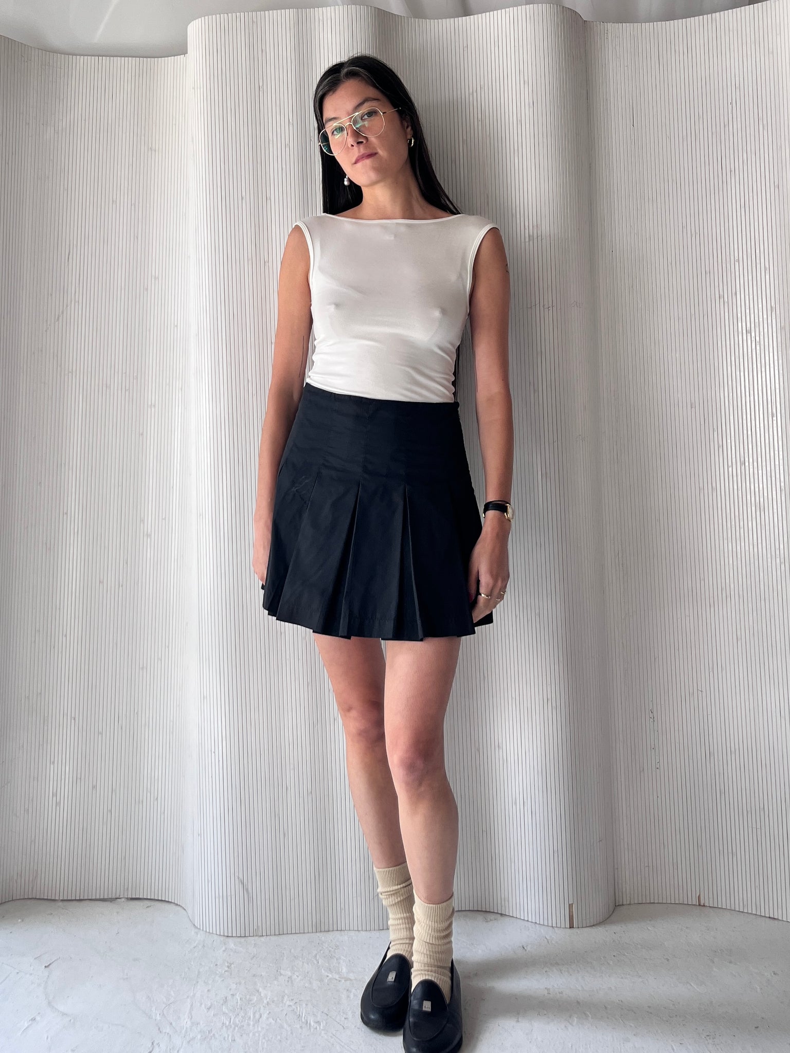 Prada Nylon Mini Skirt