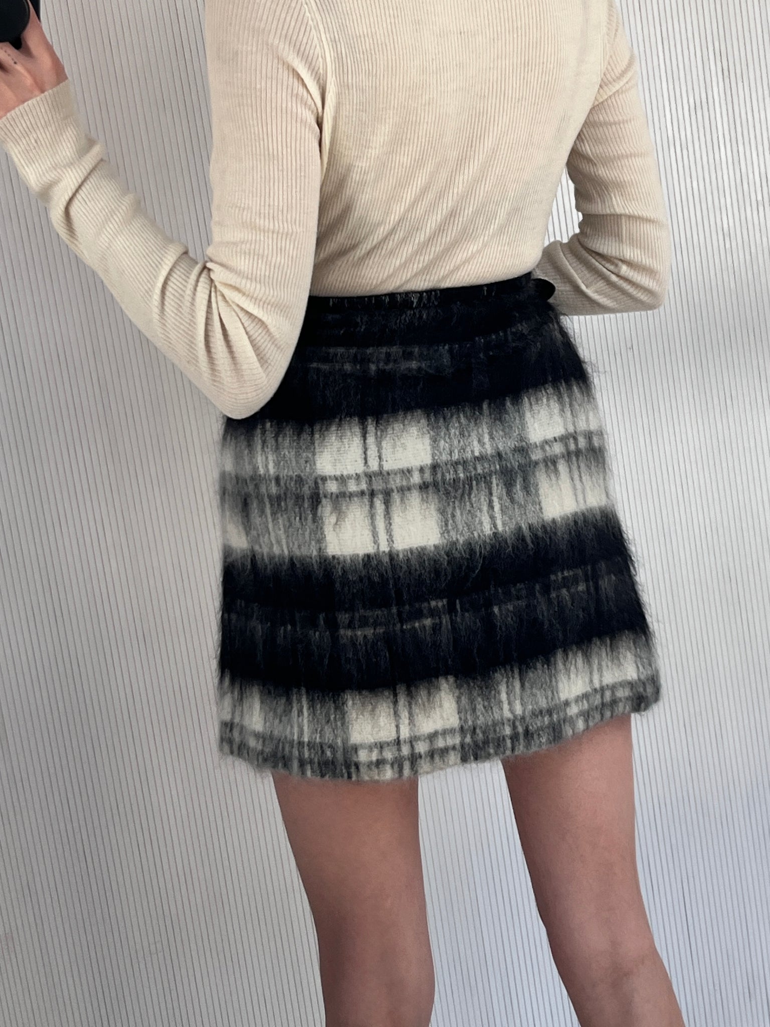 Fuzzy Kilt skirt