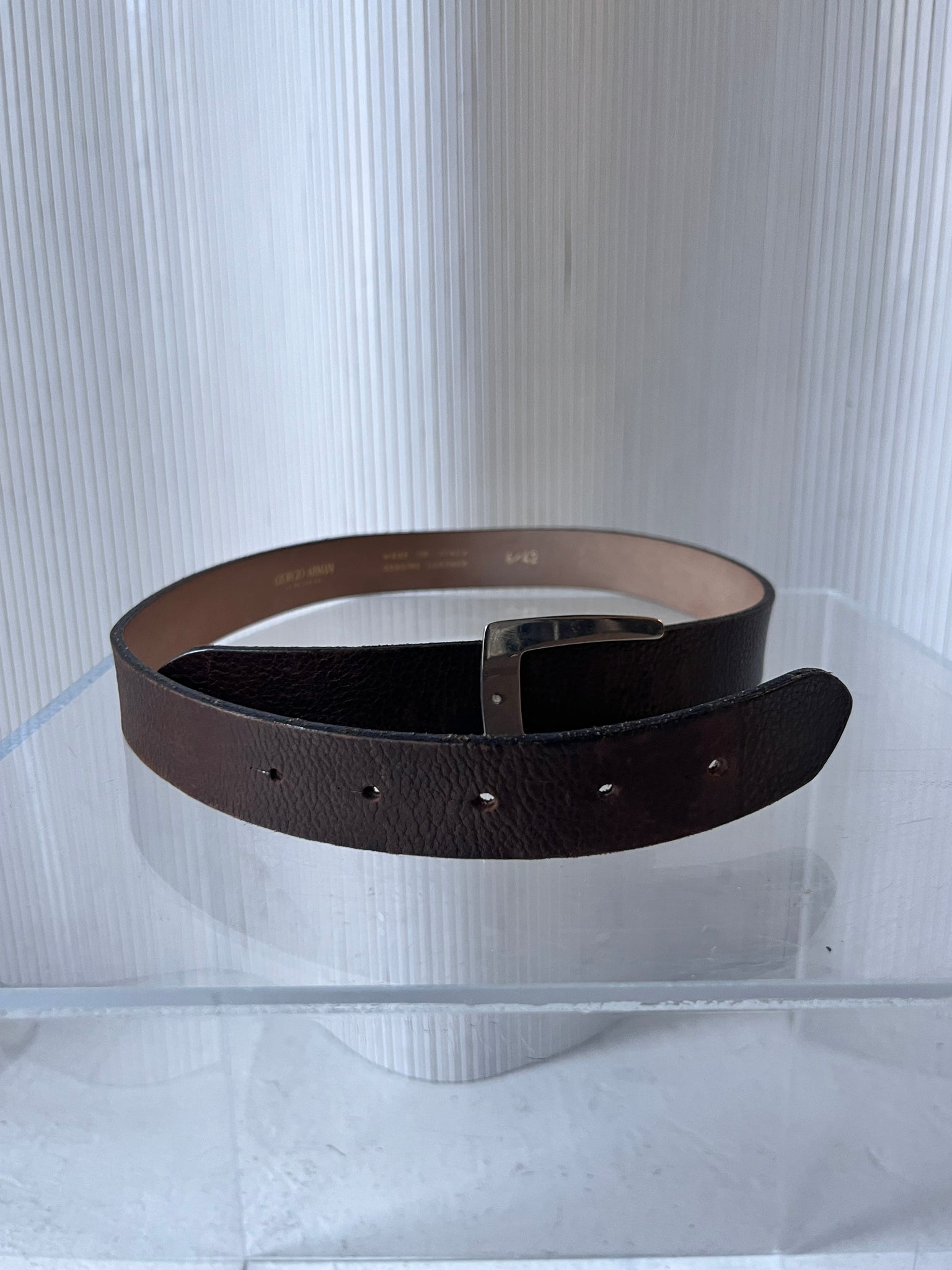 Giorgio Armani Leather Belt RTV