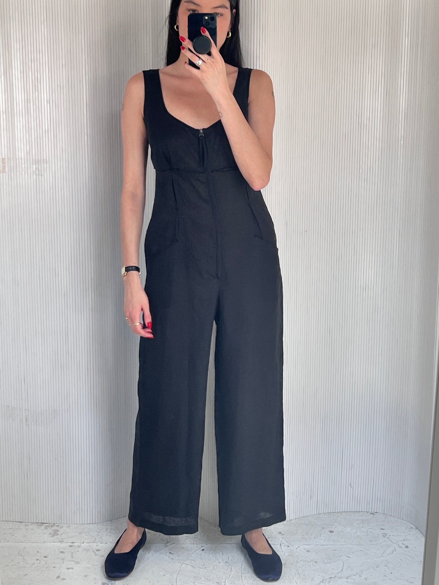 Max Studio linen jumpsuit